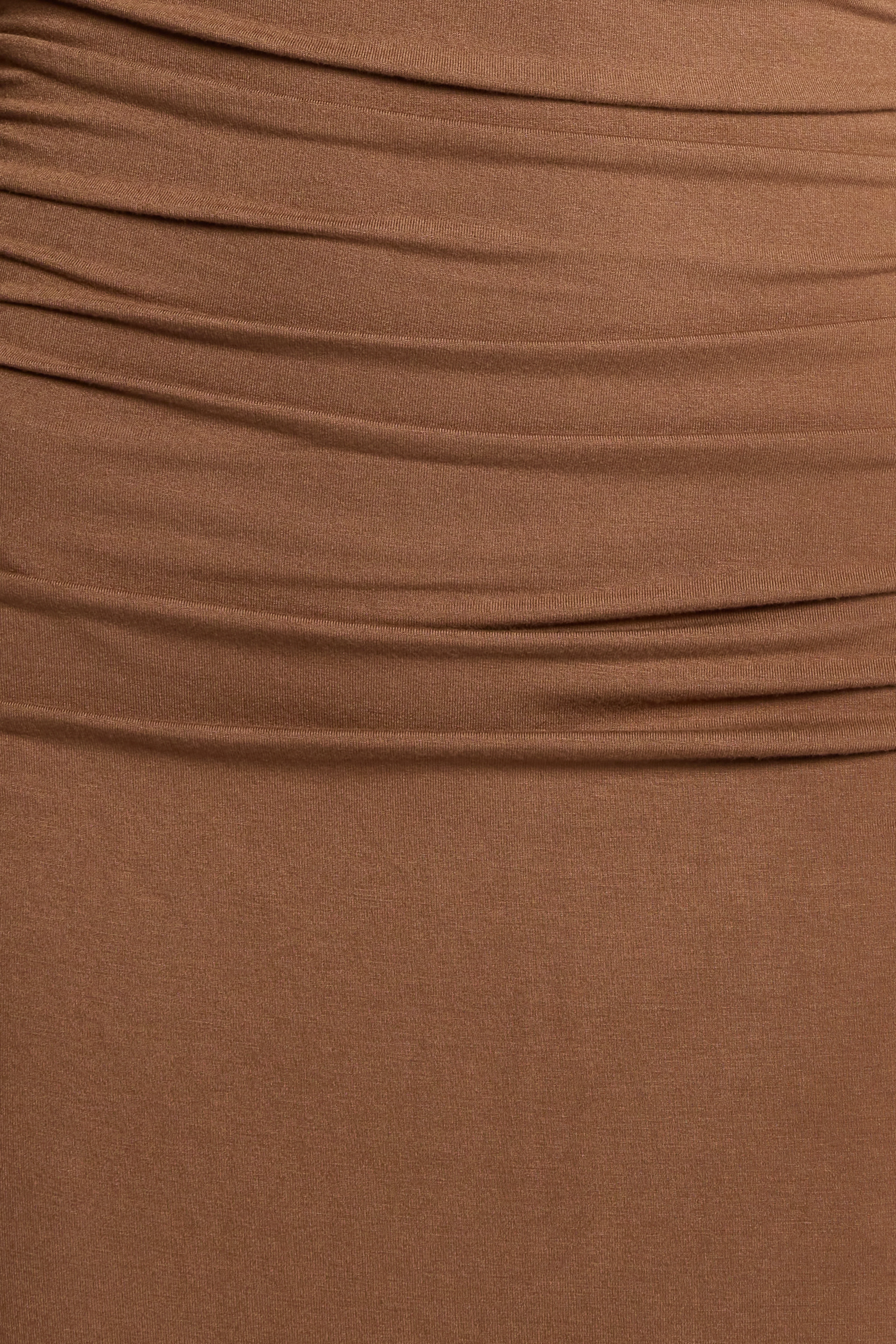 Nelson Long Sleeve Maxi Dress - Mocha
