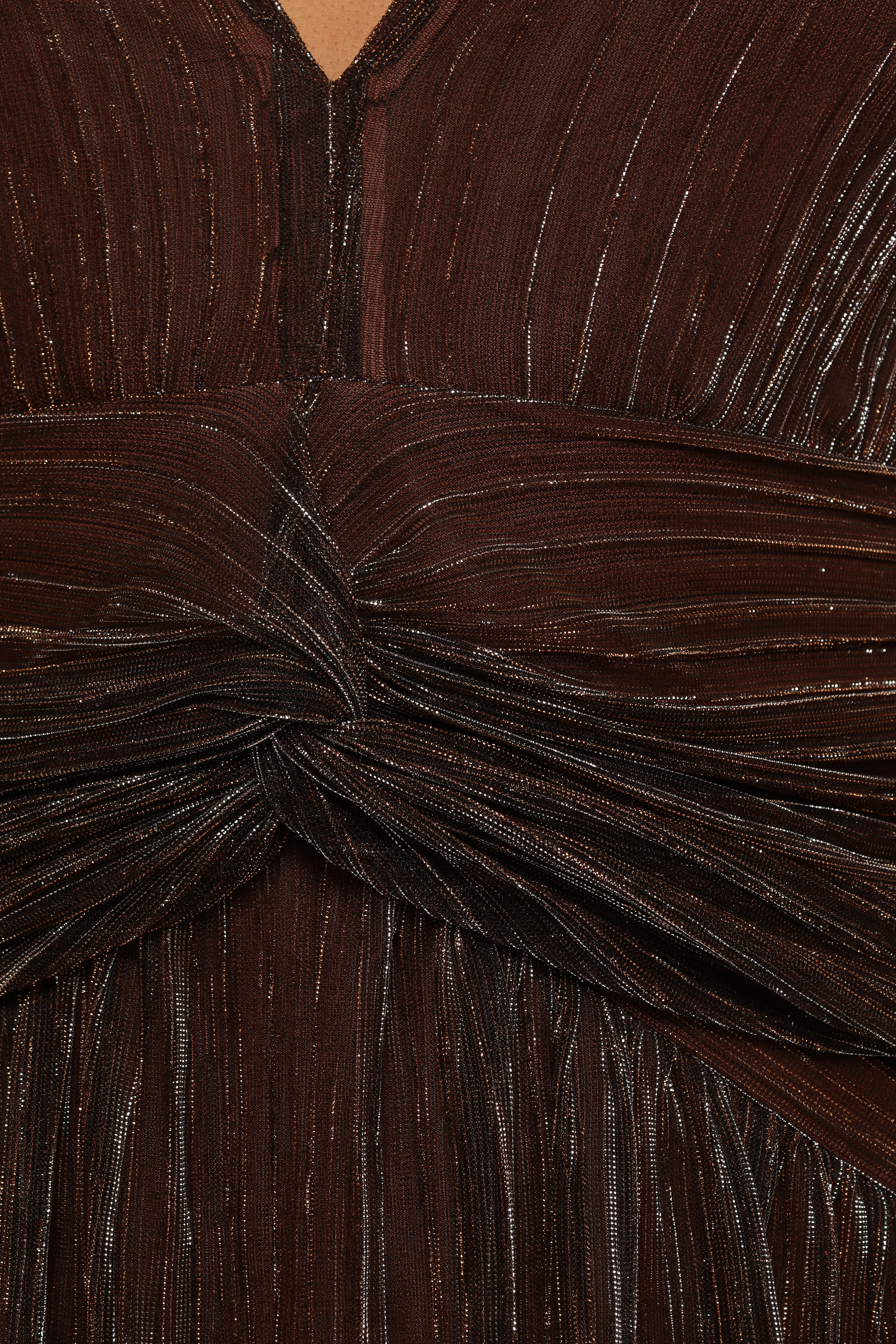 Cara Maxi Dress - Bronze