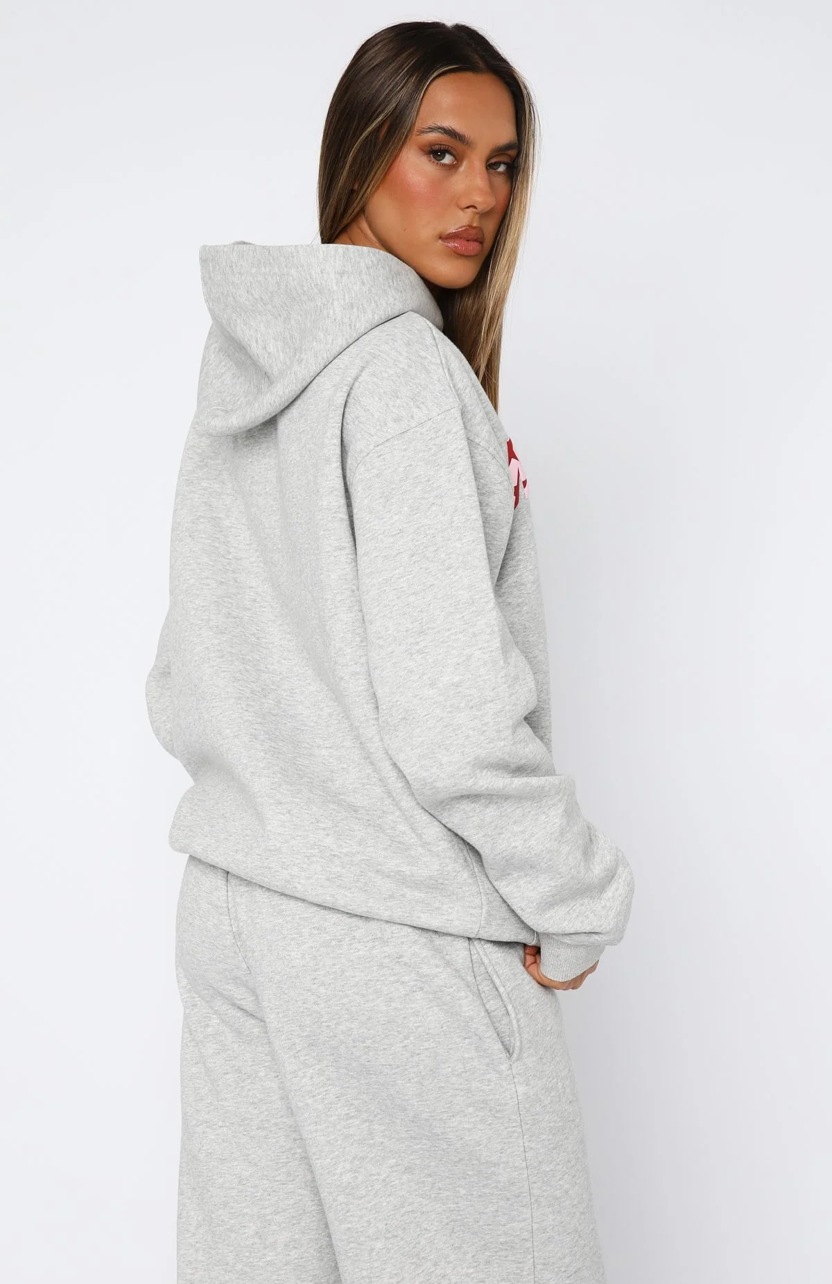 From The Archives Jaxx Oversized Hoodie Dark Grey Marle
