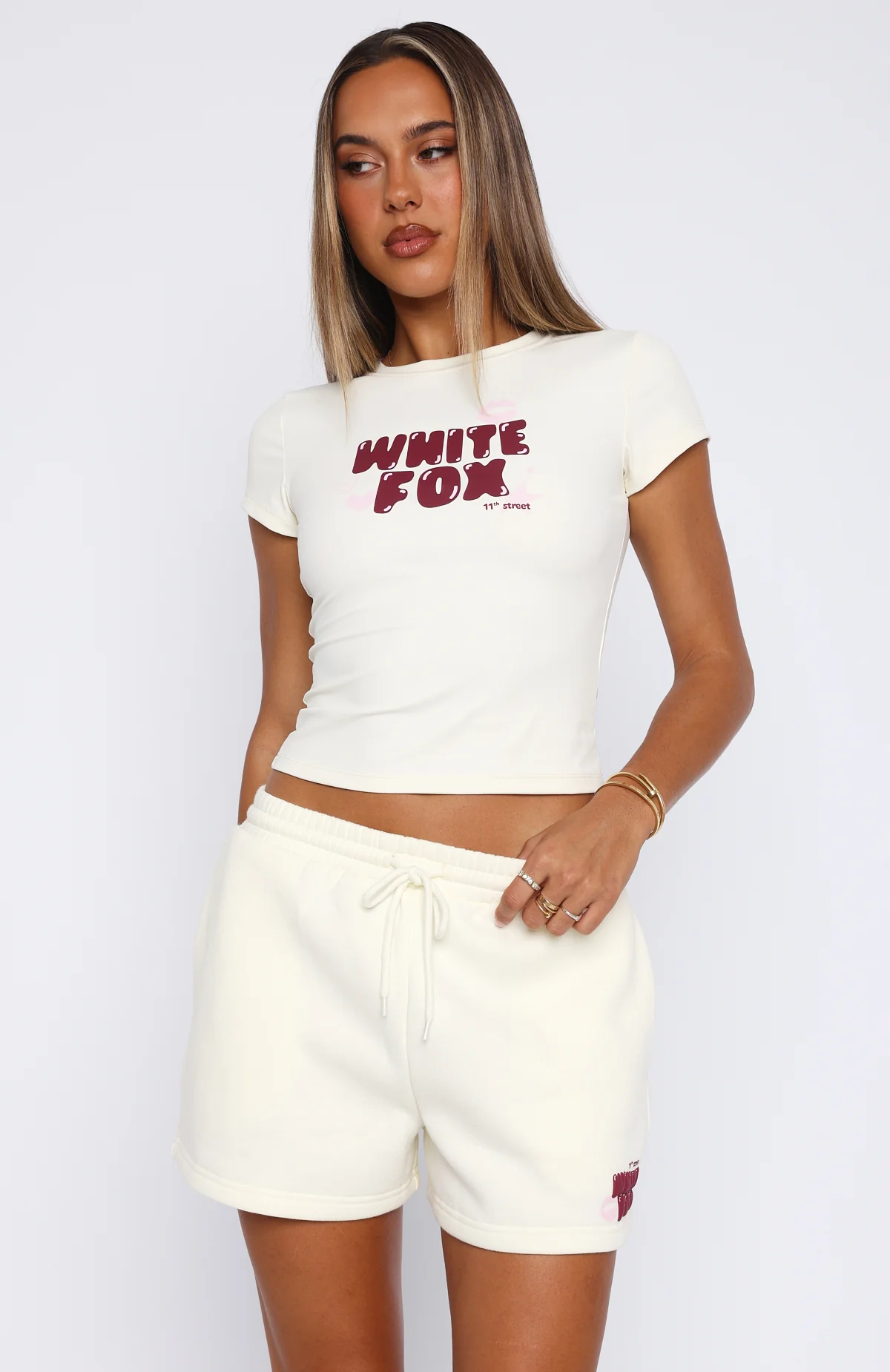 11th Street Sweet Kisses Lounge Shorts Cake Batter