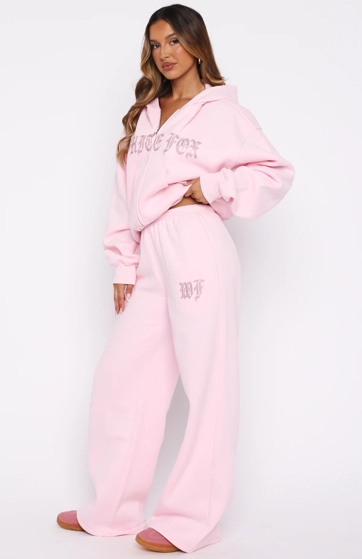 Lucky Ones Wide Leg Sweatpants Pink