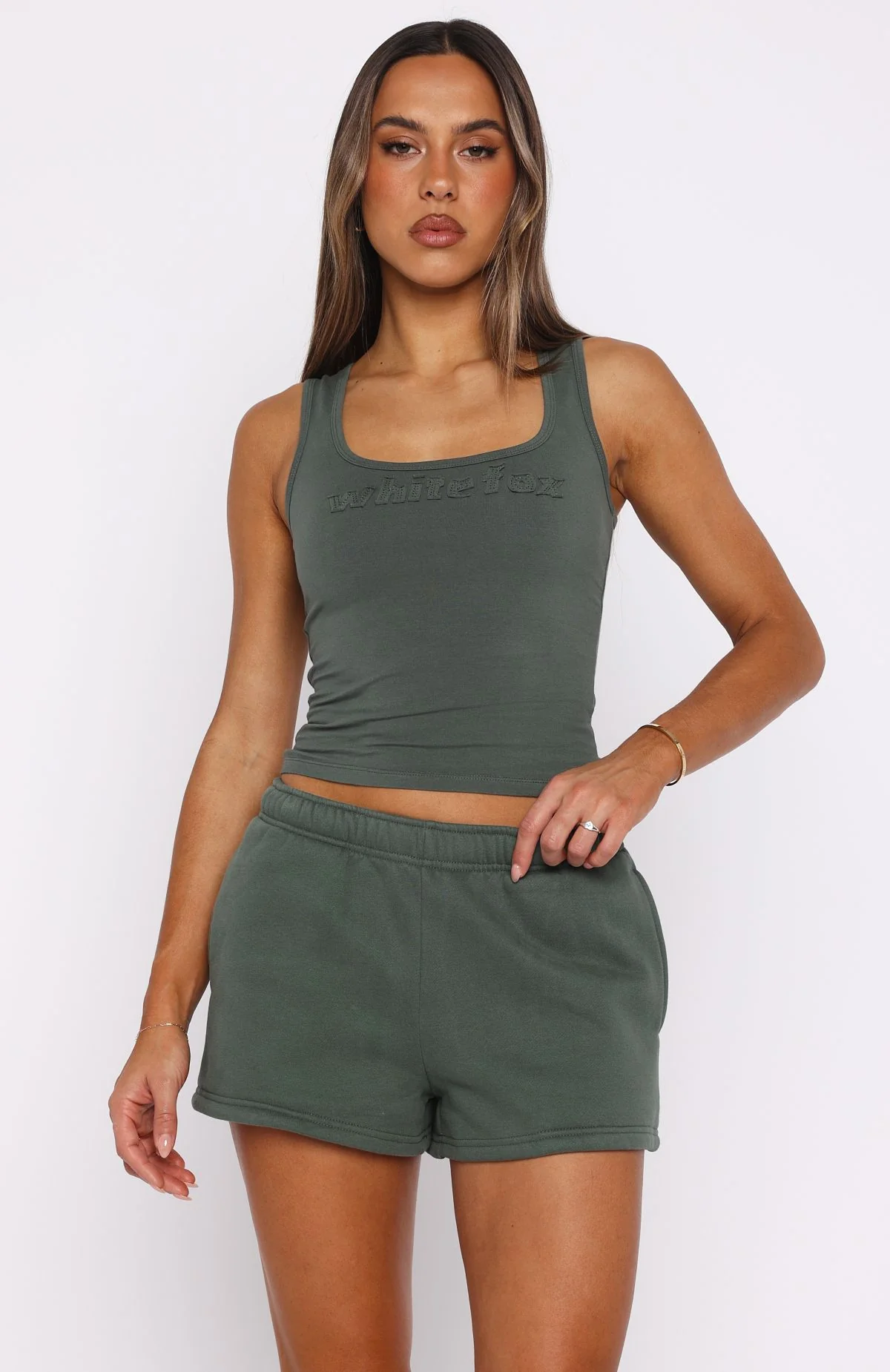 From The Archives Lexi Lounge Shorts Khaki