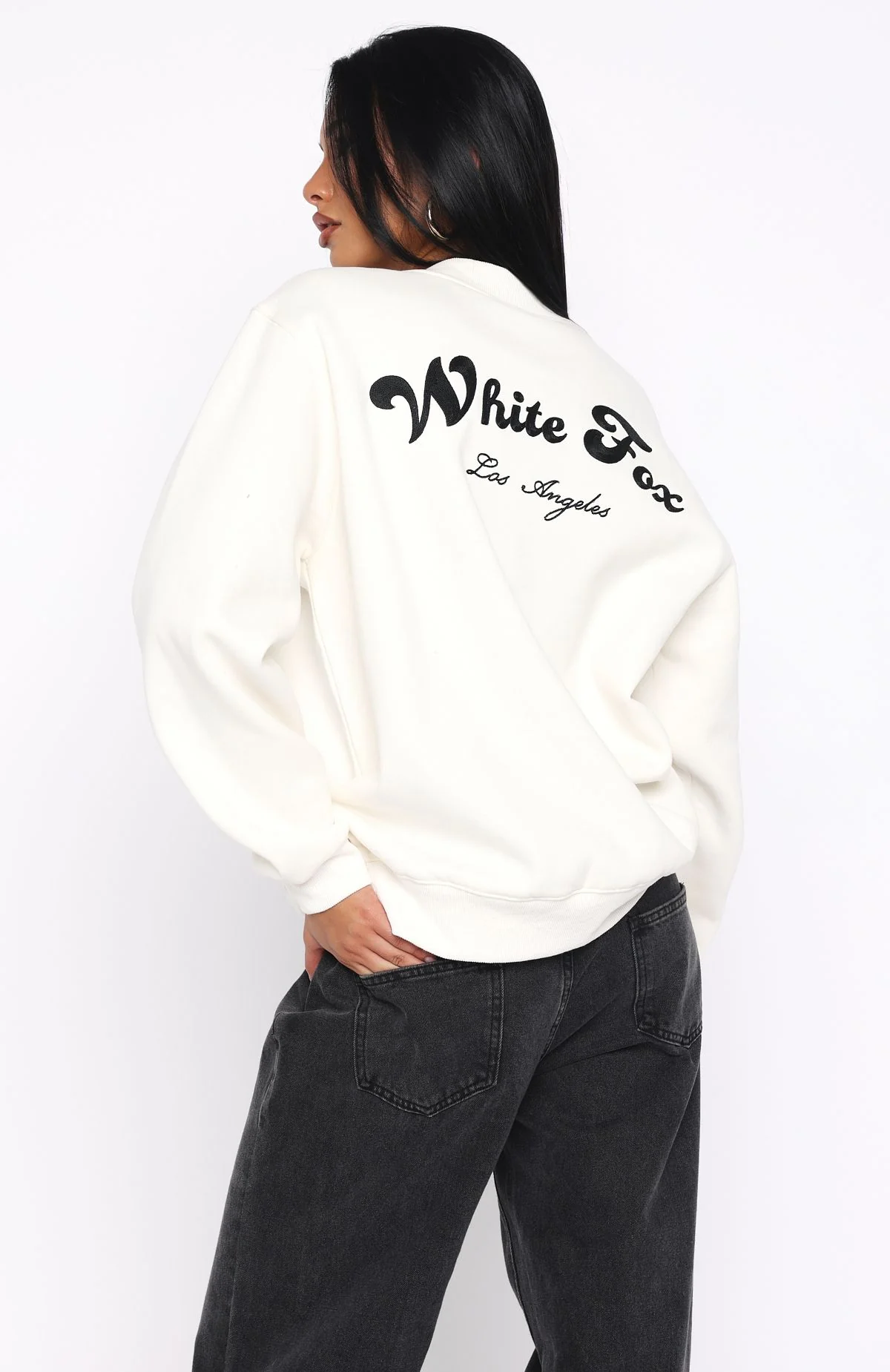 Through Thick And Thin Oversized Sweater Cream