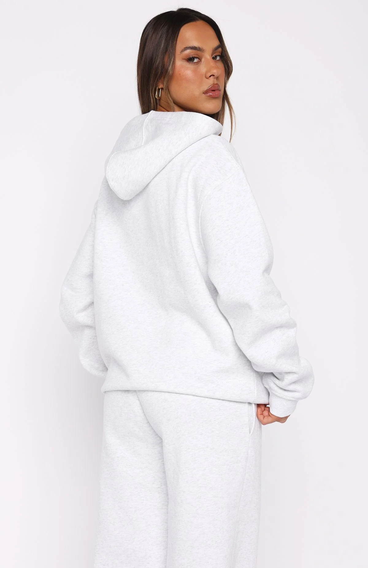 From The Archives Kenzie Oversized Hoodie Grey Marle