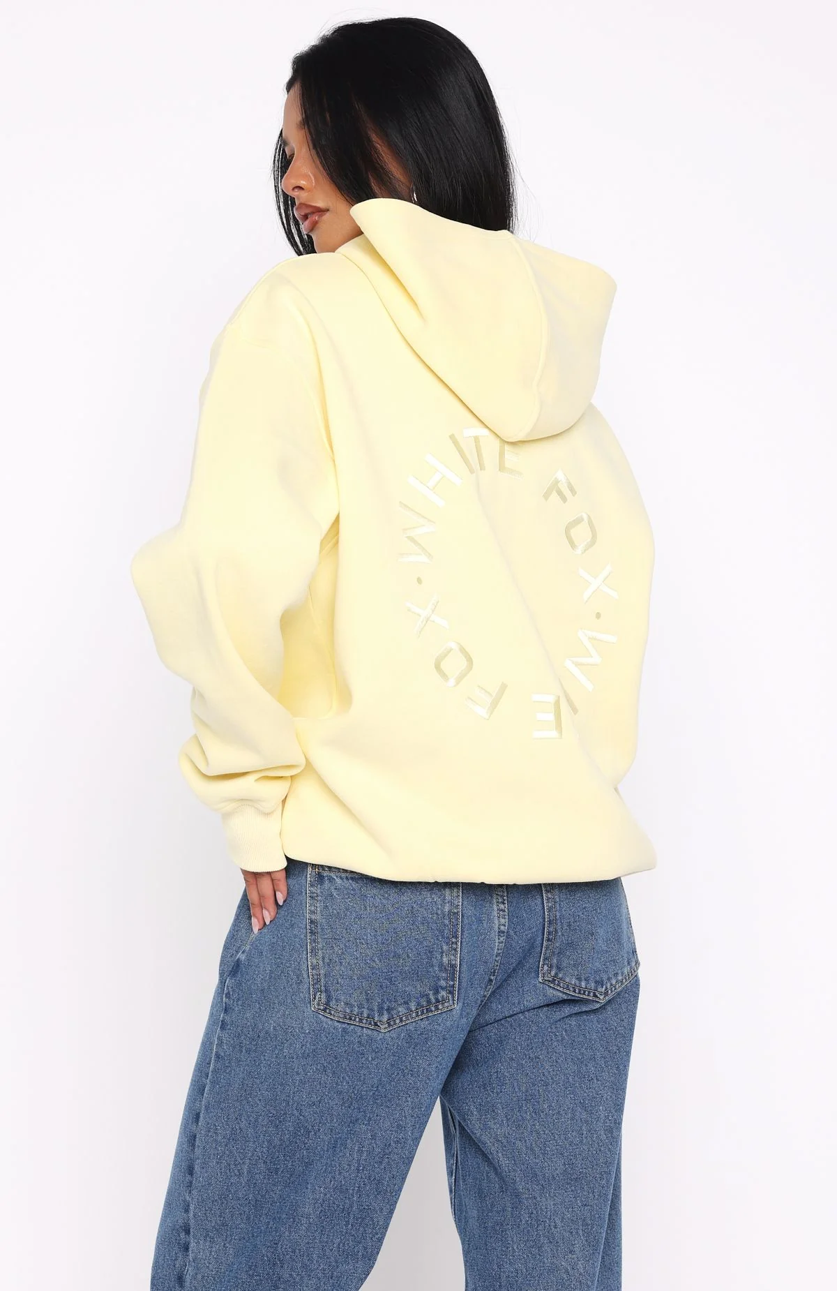 Stay Lifted Oversized Hoodie Lemon