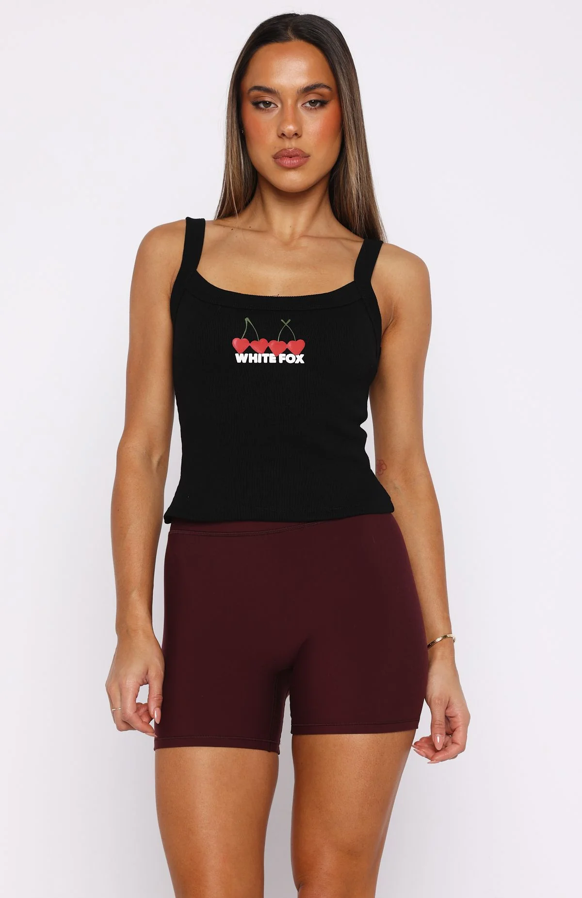 Club 14 Taylah Singlet Top Black