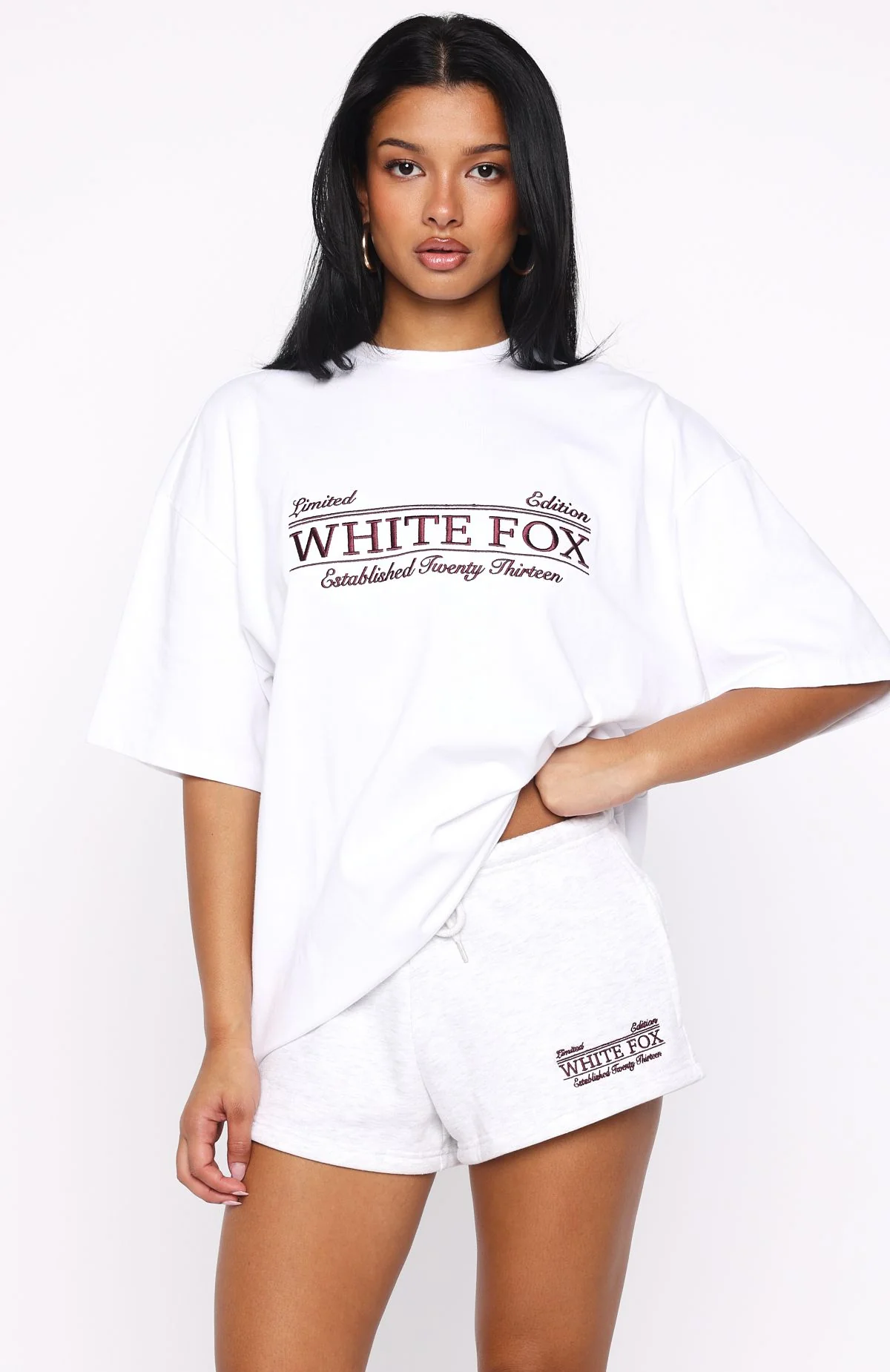Standing My Ground Oversized Tee White