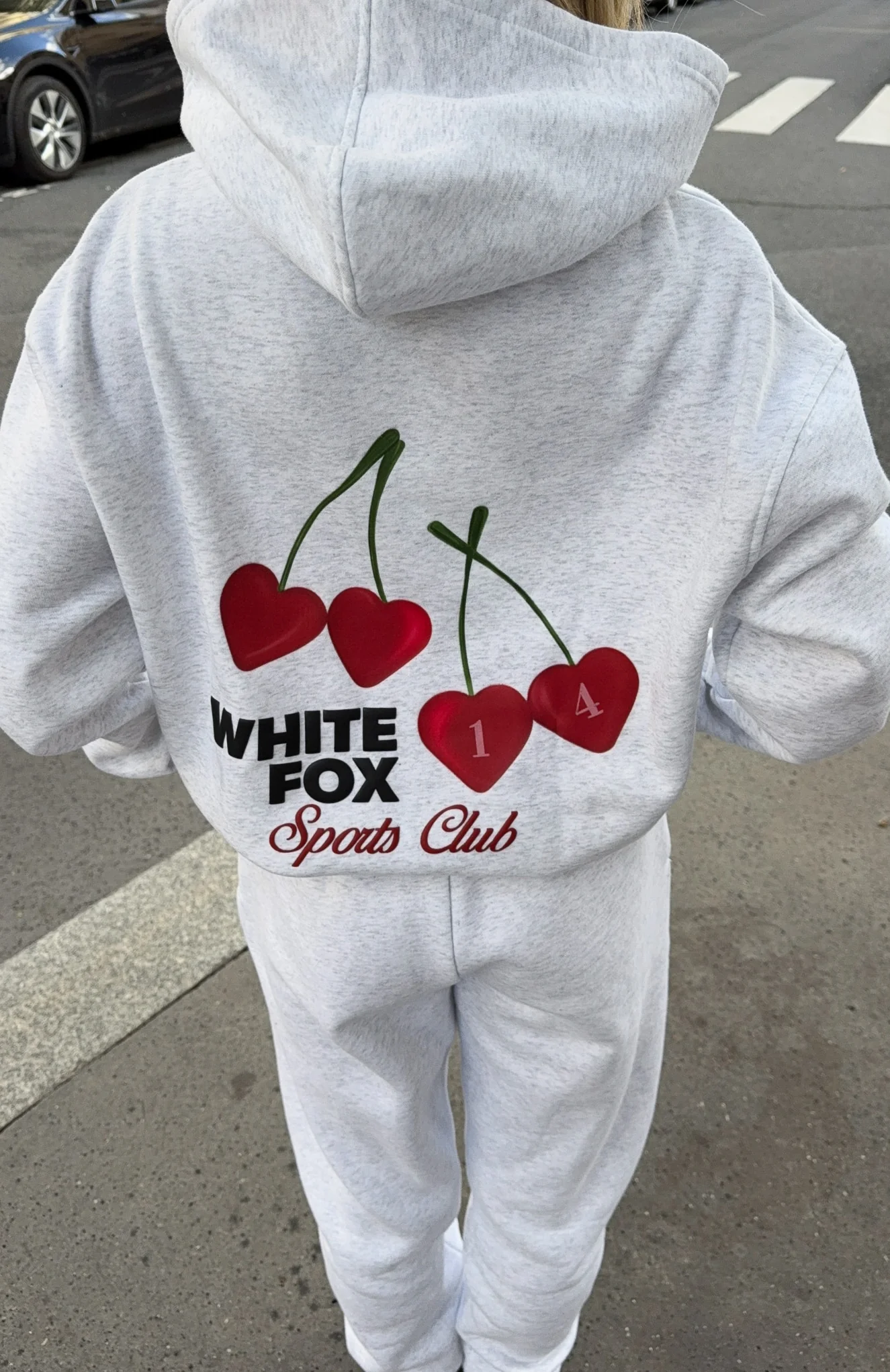 Club 14 Izzy Oversized Hoodie Grey Marle