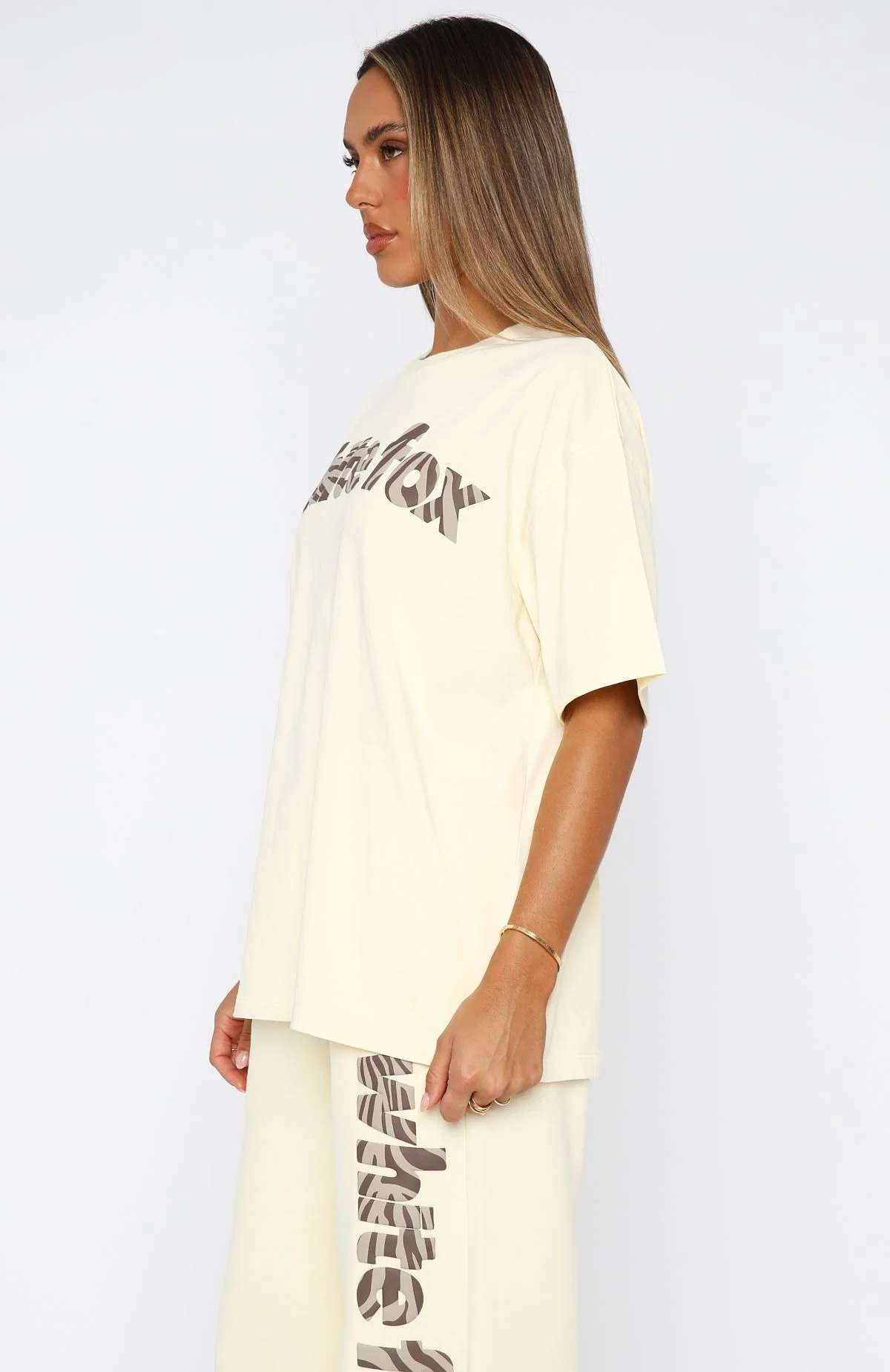 From The Archives Maya Oversized Tee Lemon