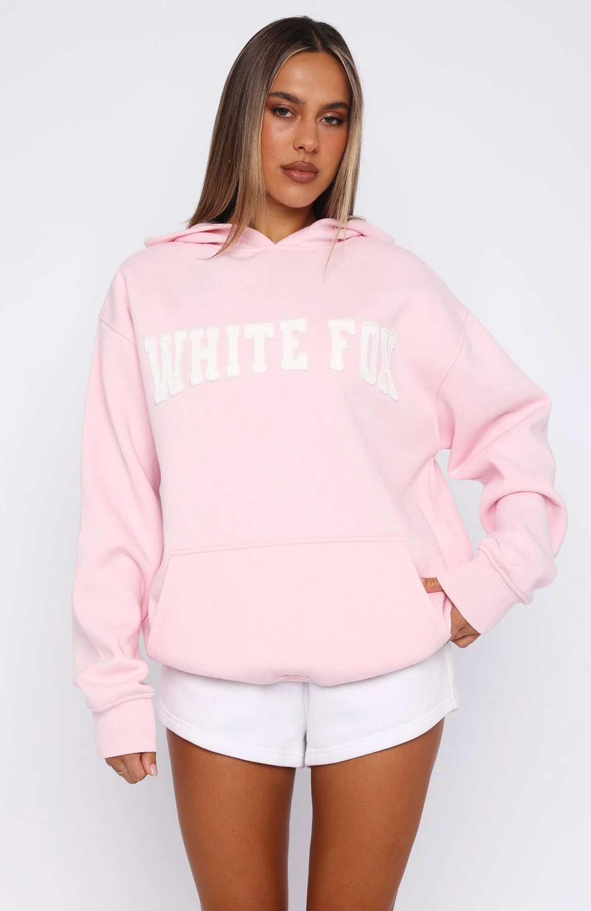 Shout It Out Oversized Hoodie Pink
