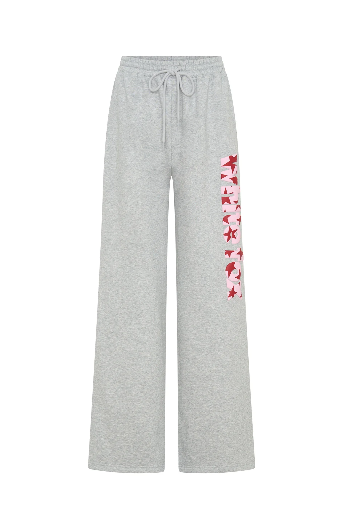 From The Archives Jaxx Wide Leg Sweatpant Dark Grey Marle