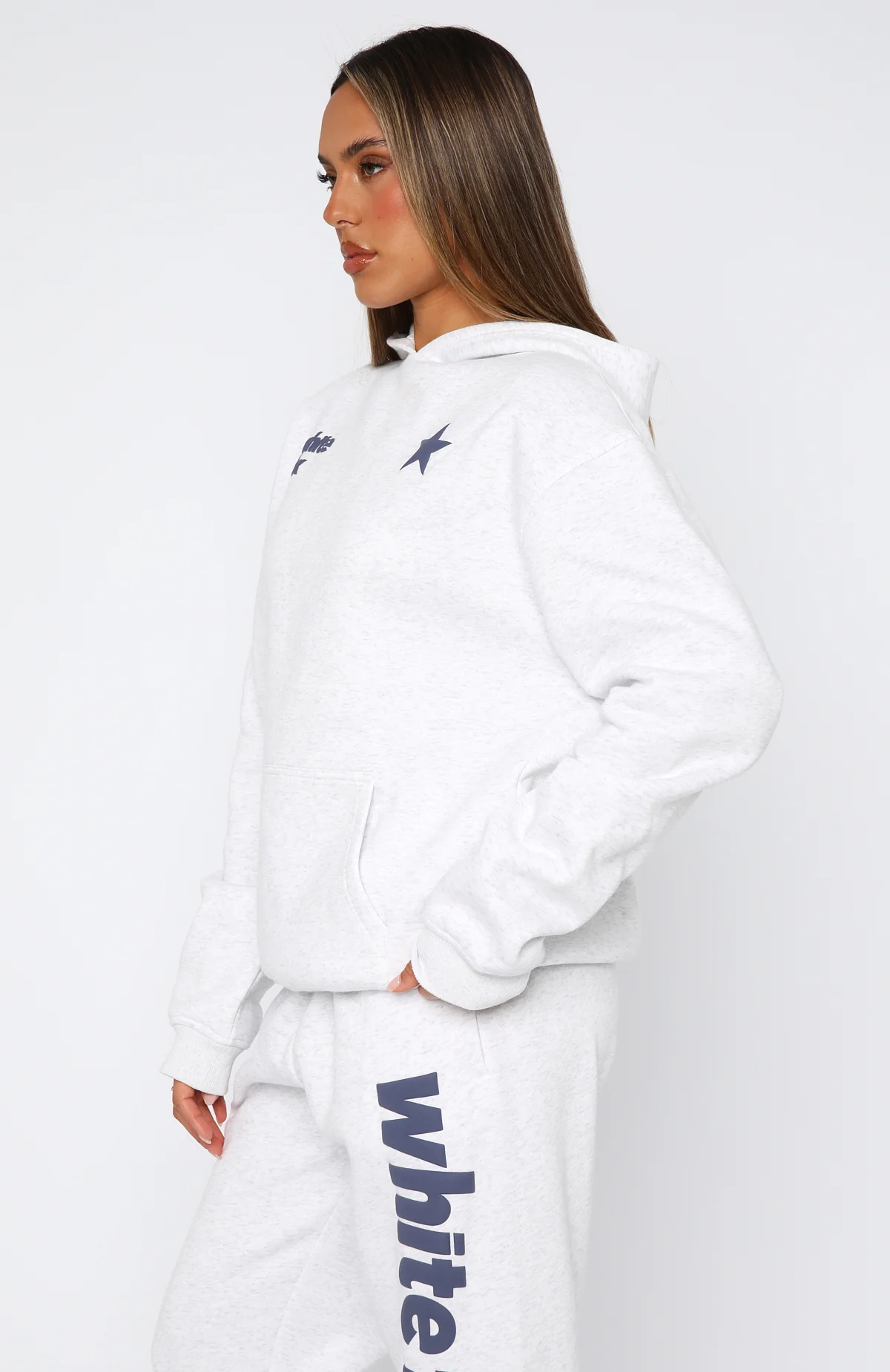 From The Archives Freya Oversized Hoodie Grey Marle