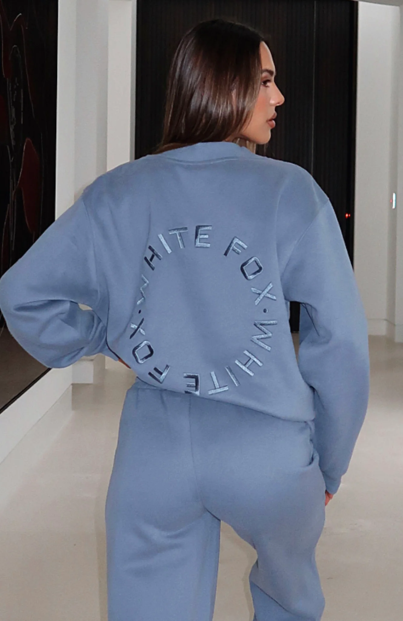 Stay Lifted Oversized Sweater Ocean