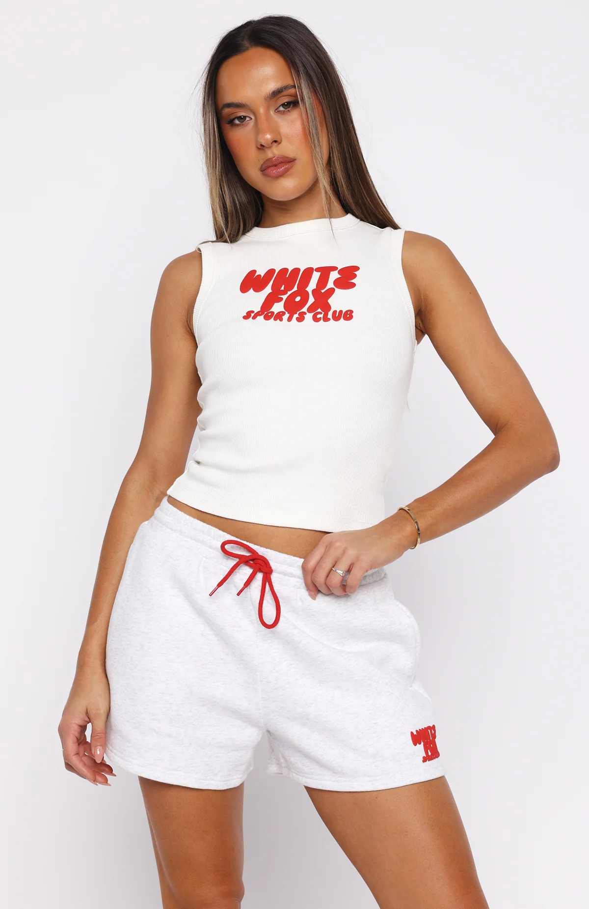 Club 14 Allie Lounge Shorts Grey Marle