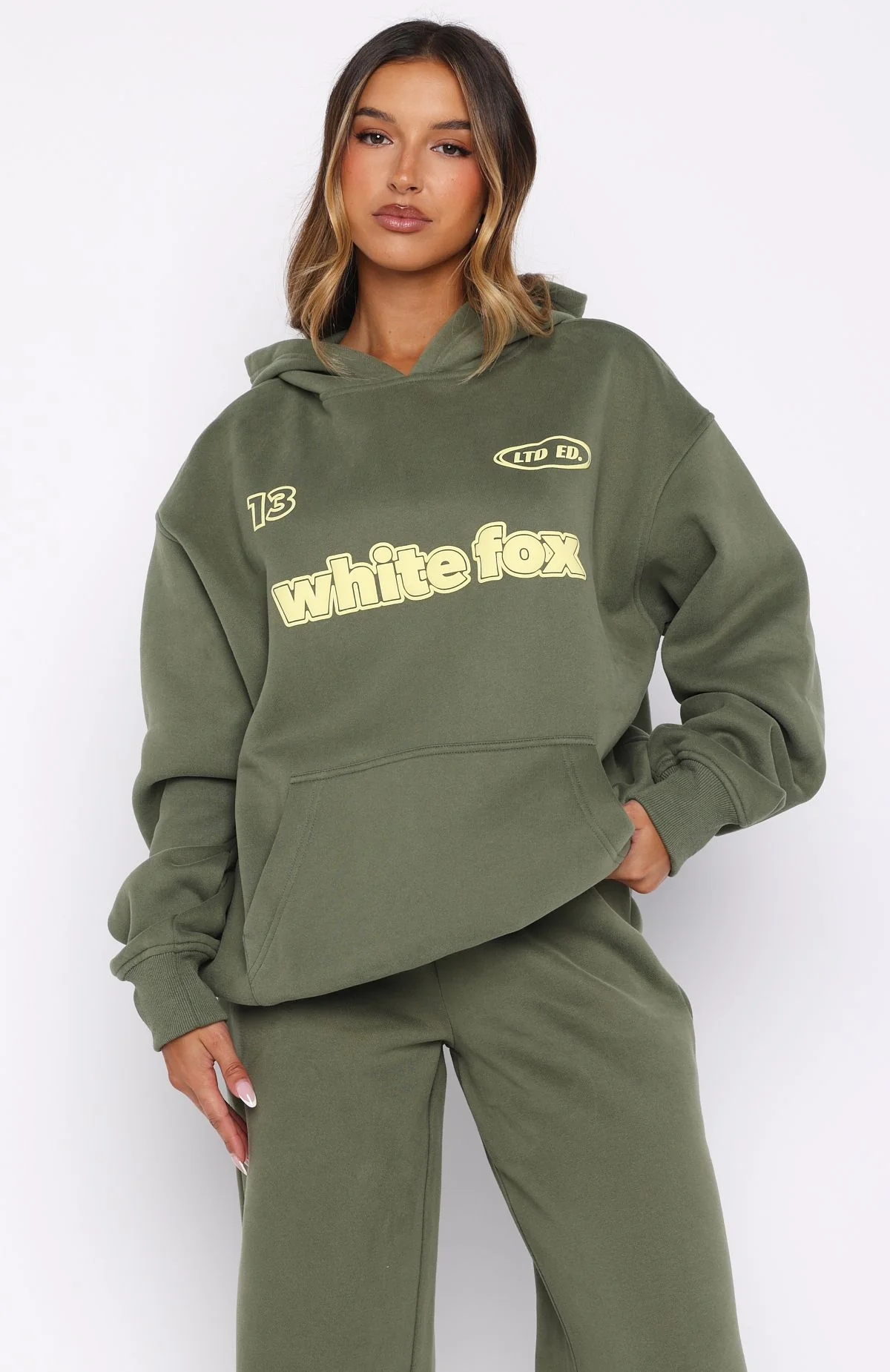 Ready To Go Oversized Hoodie Khaki