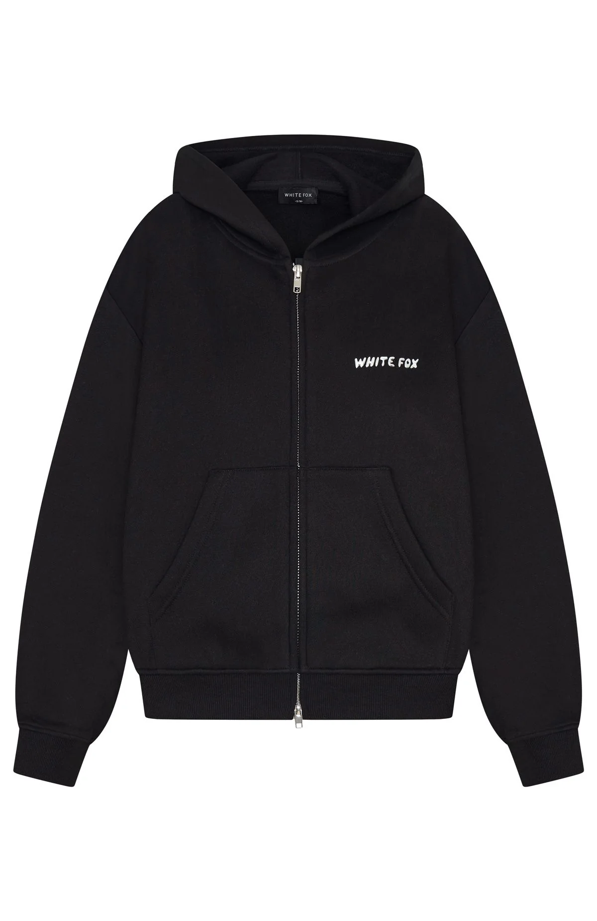 Test Drive Boxy Zip Front Hoodie Black