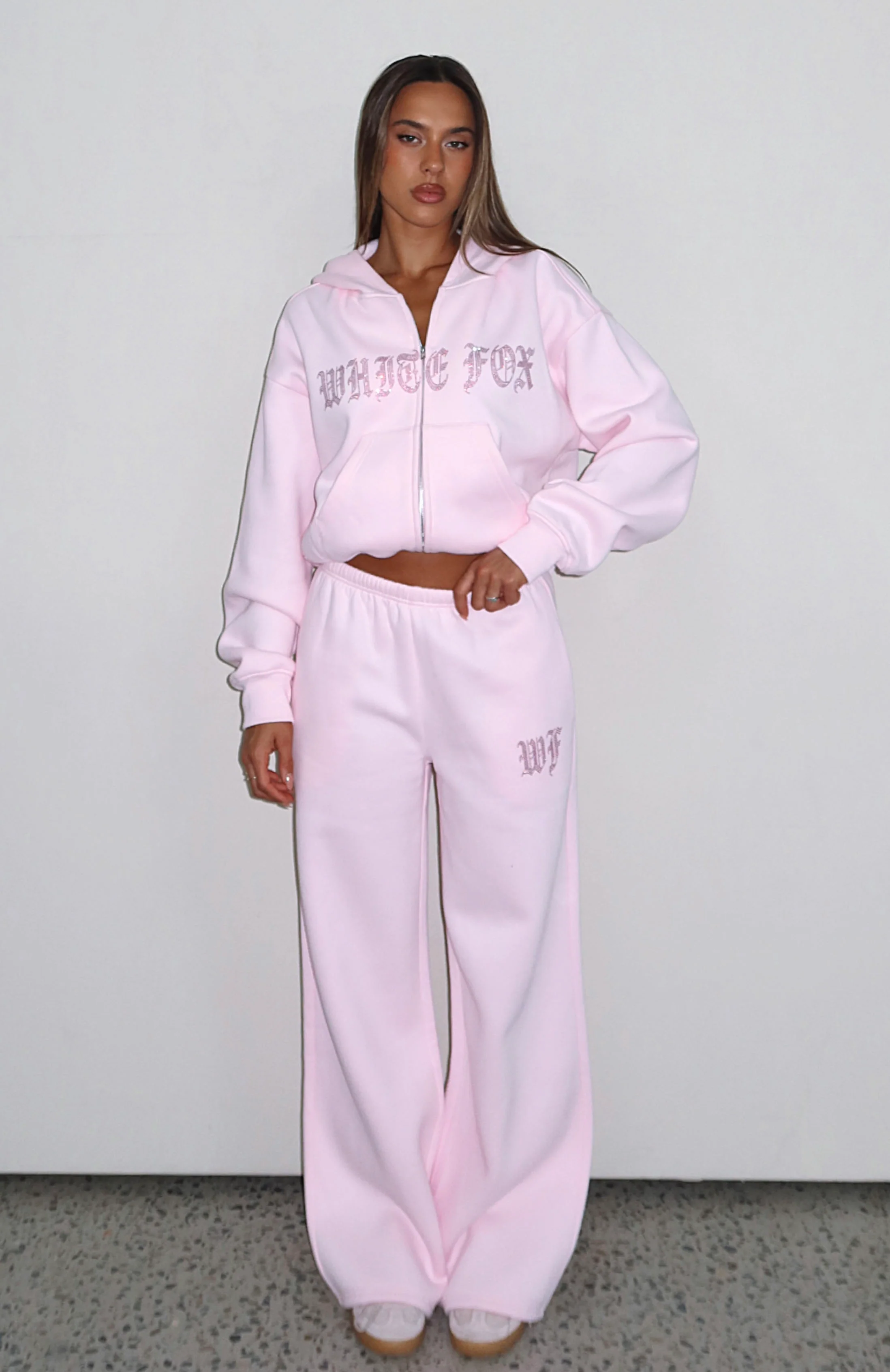 Lucky Ones Wide Leg Sweatpants Pink