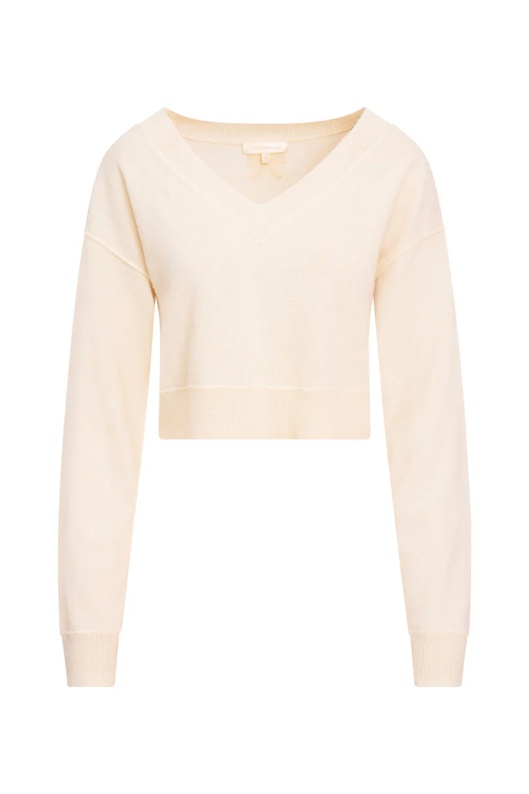 Sansa Cashmere Bow Pullover
