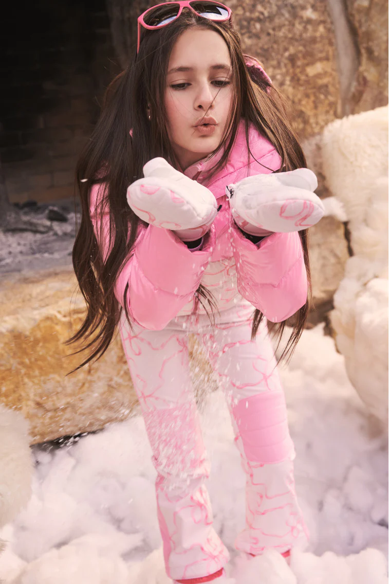 BOGNER FIRE+ICE x LoveShackFancy Girls Janne Mittens