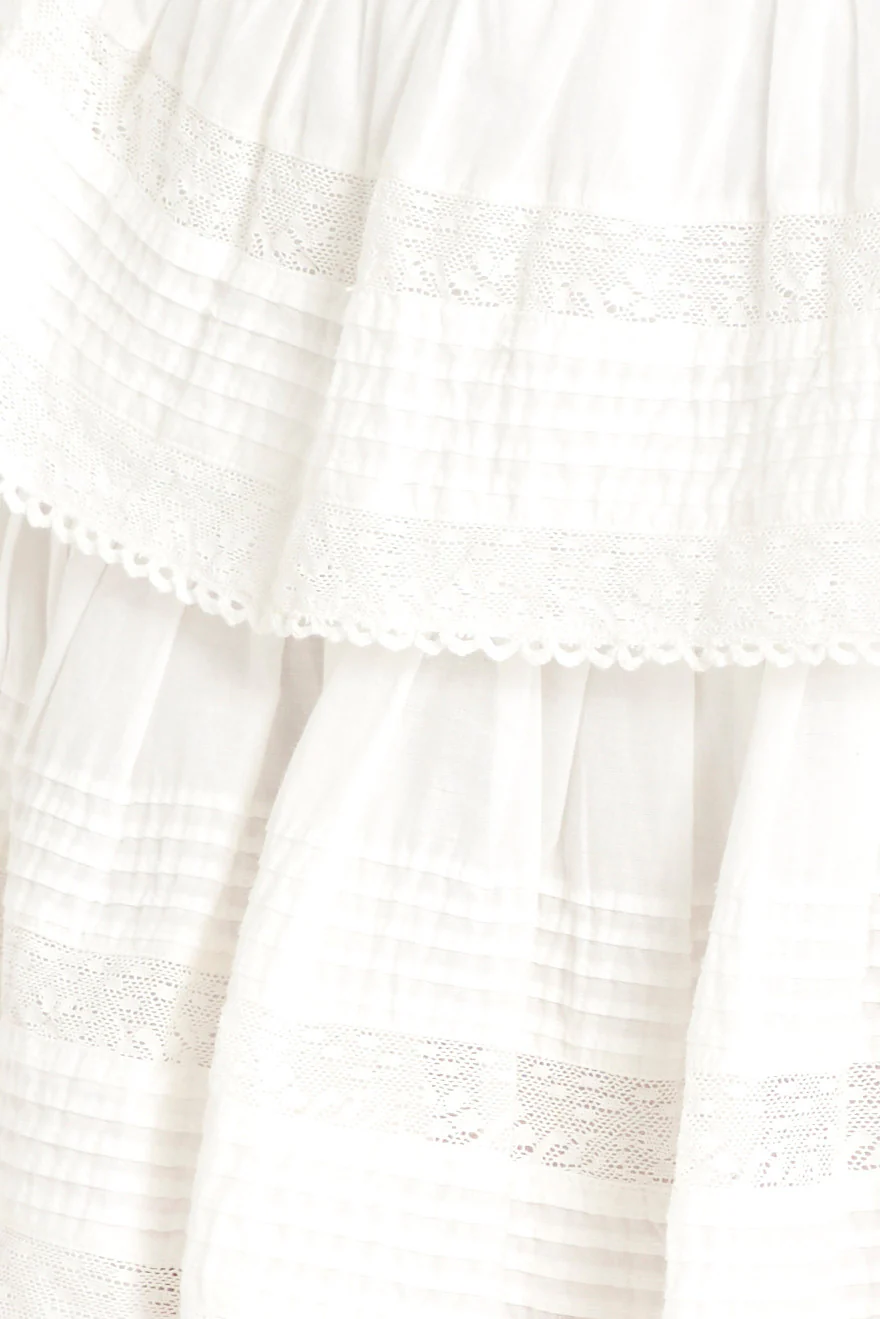 Ruffle Mini Heritage Skirt