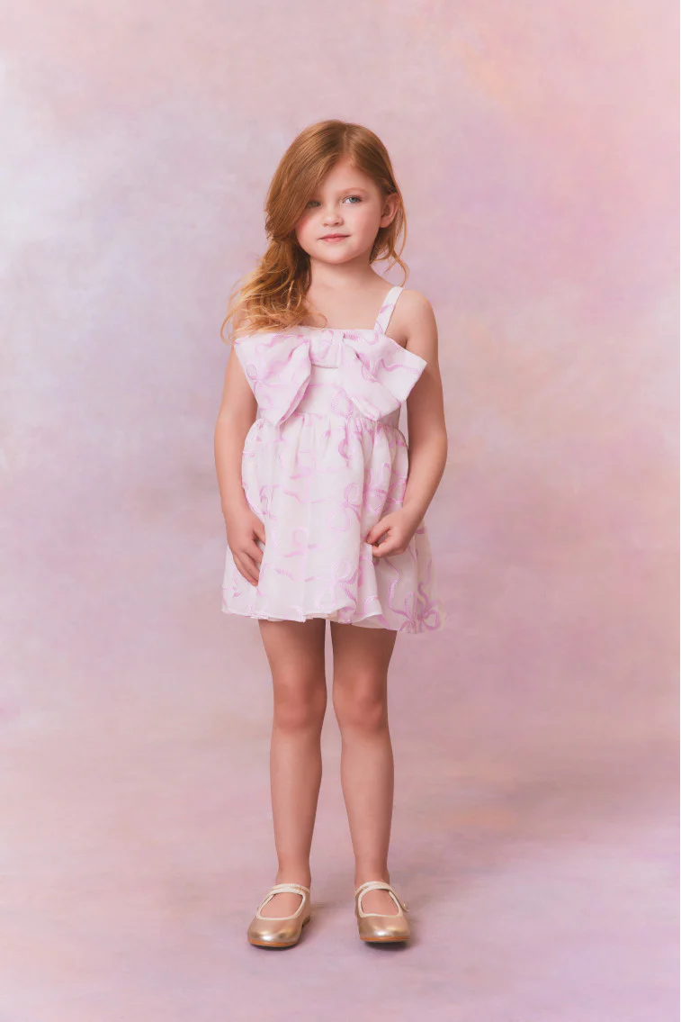 Girls Alejandra Bow Dress