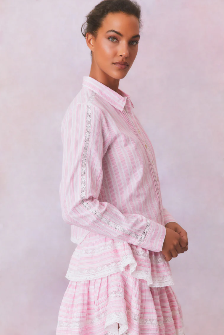Rosaway Cotton Stripe Top