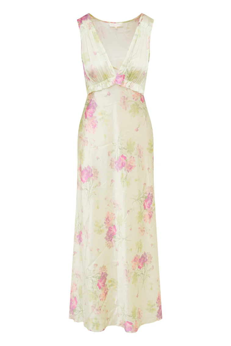 Suniva Silk Charmeuse Slip Dress