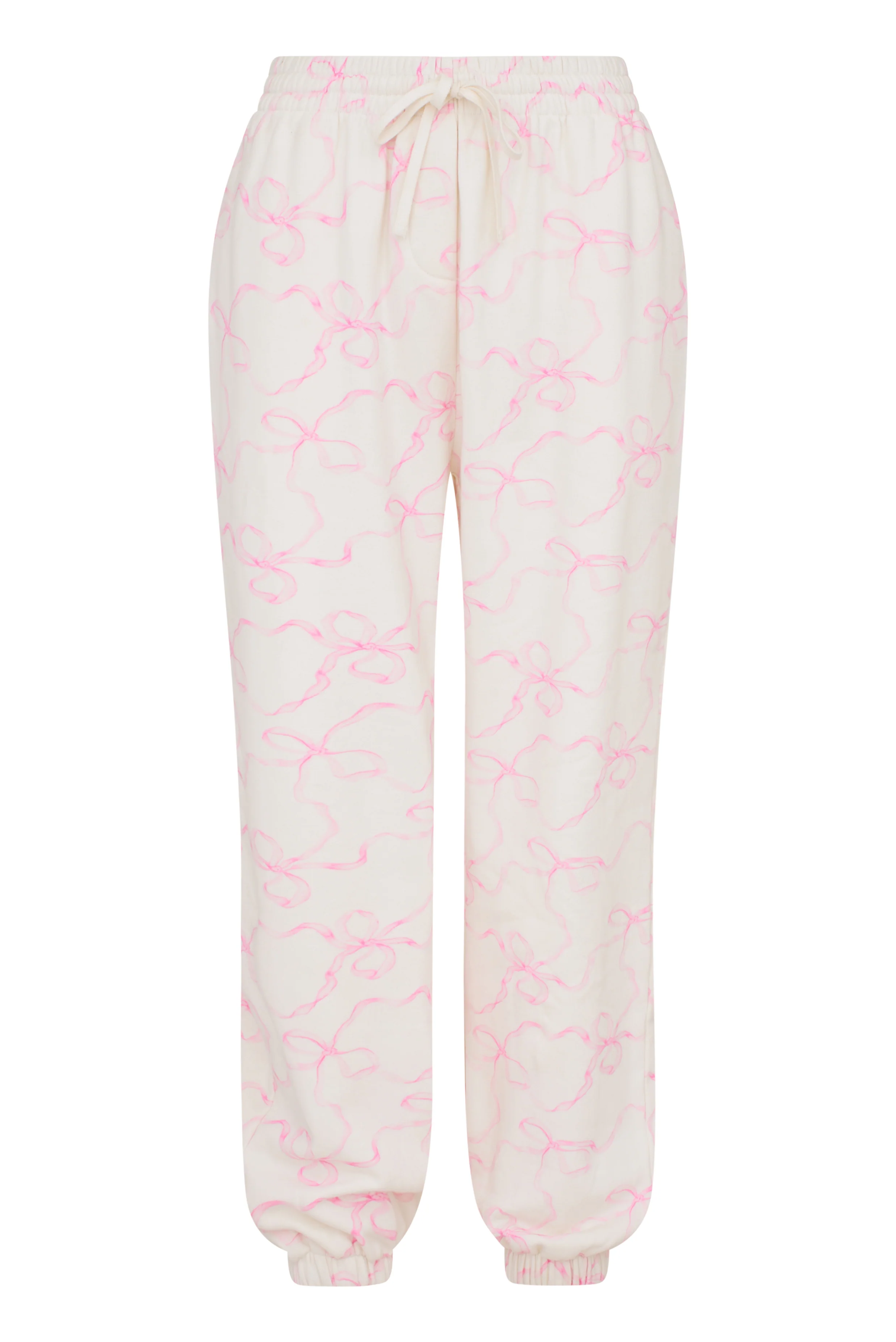Lillia Cotton Bow Sweatpant