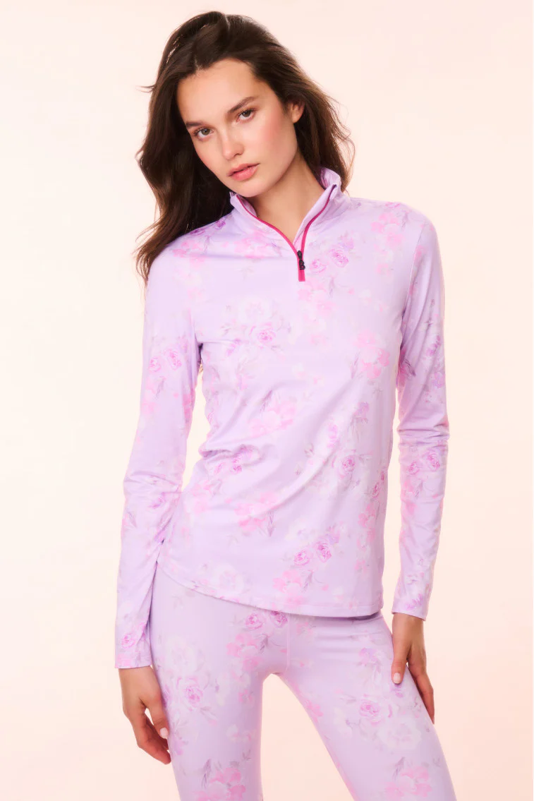 BOGNER FIRE+ICE x LoveShackFancy Margo First Layer - HIBISCUS