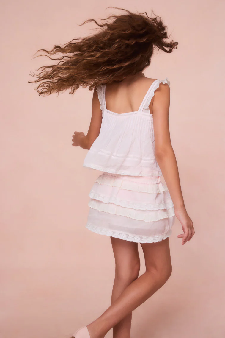 Girls Vella Cotton Sleeveless Top