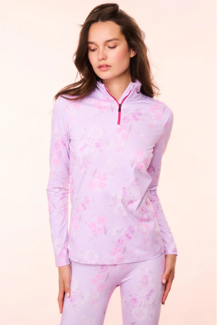 BOGNER FIRE+ICE x LoveShackFancy Margo First Layer - HIBISCUS