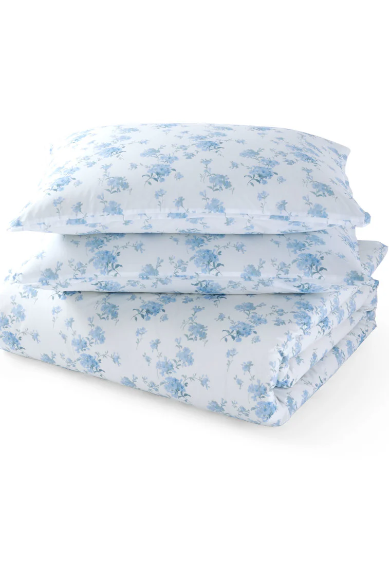 Twin/XL Duvet Cover + Sham Floral Set