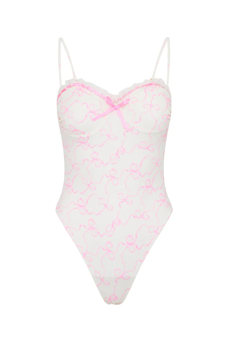 Brooksie Bow Print One Piece Swimsuit