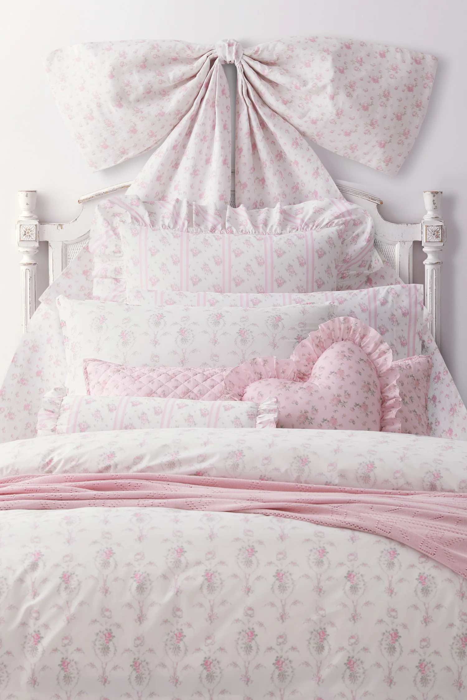 King Floral Sheet Set