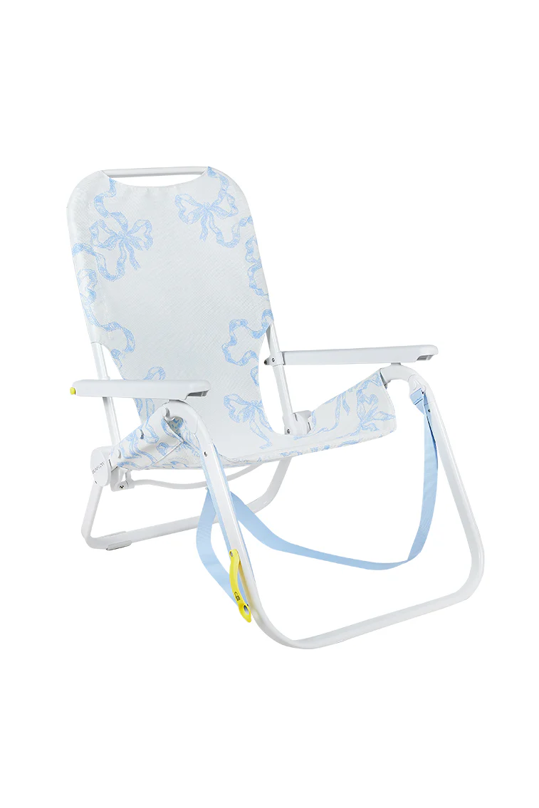 Sunflow x LoveShackFancy Shore Thing Blue Bow Chair