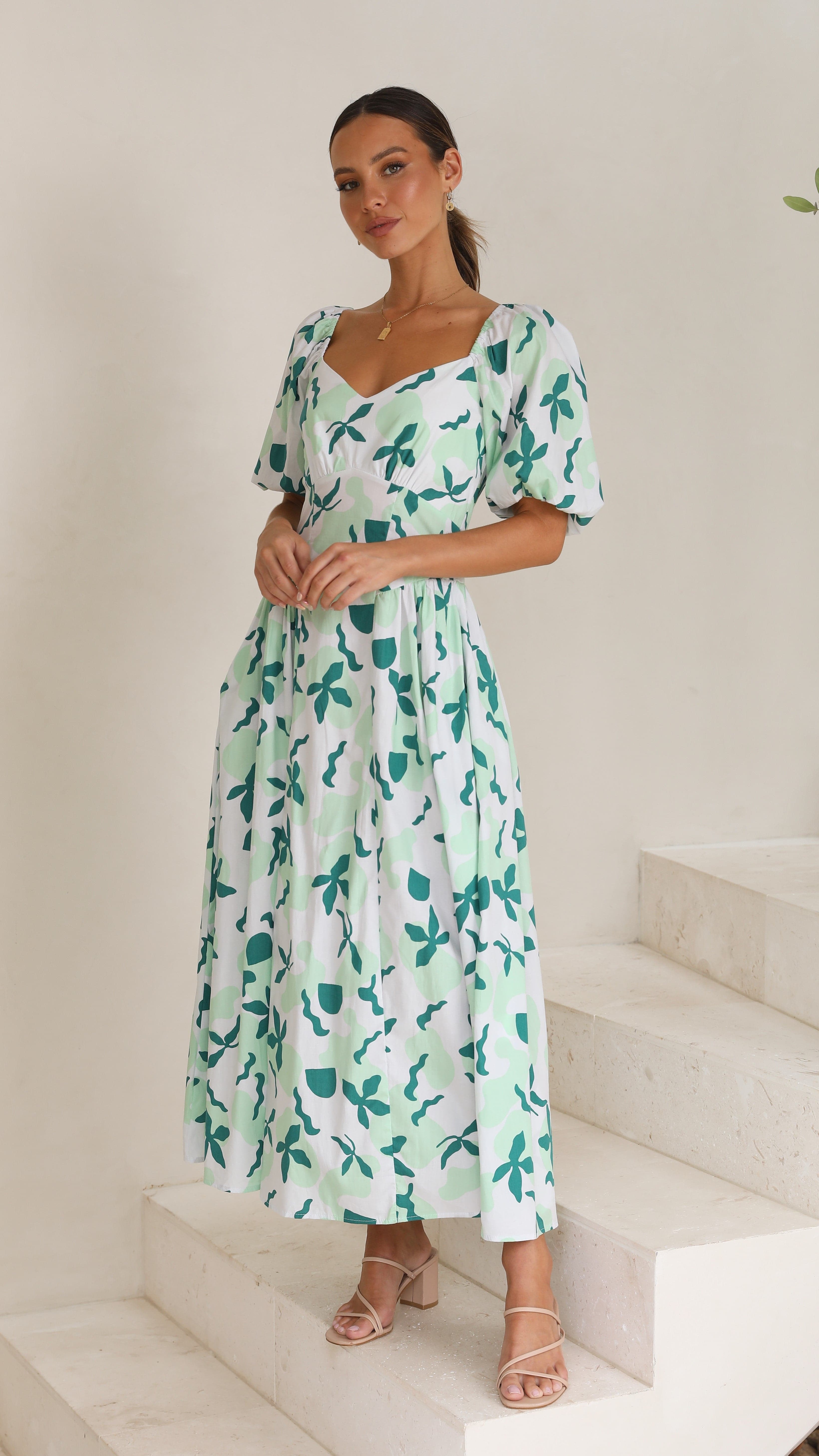 Laylee Maxi Dress - Green