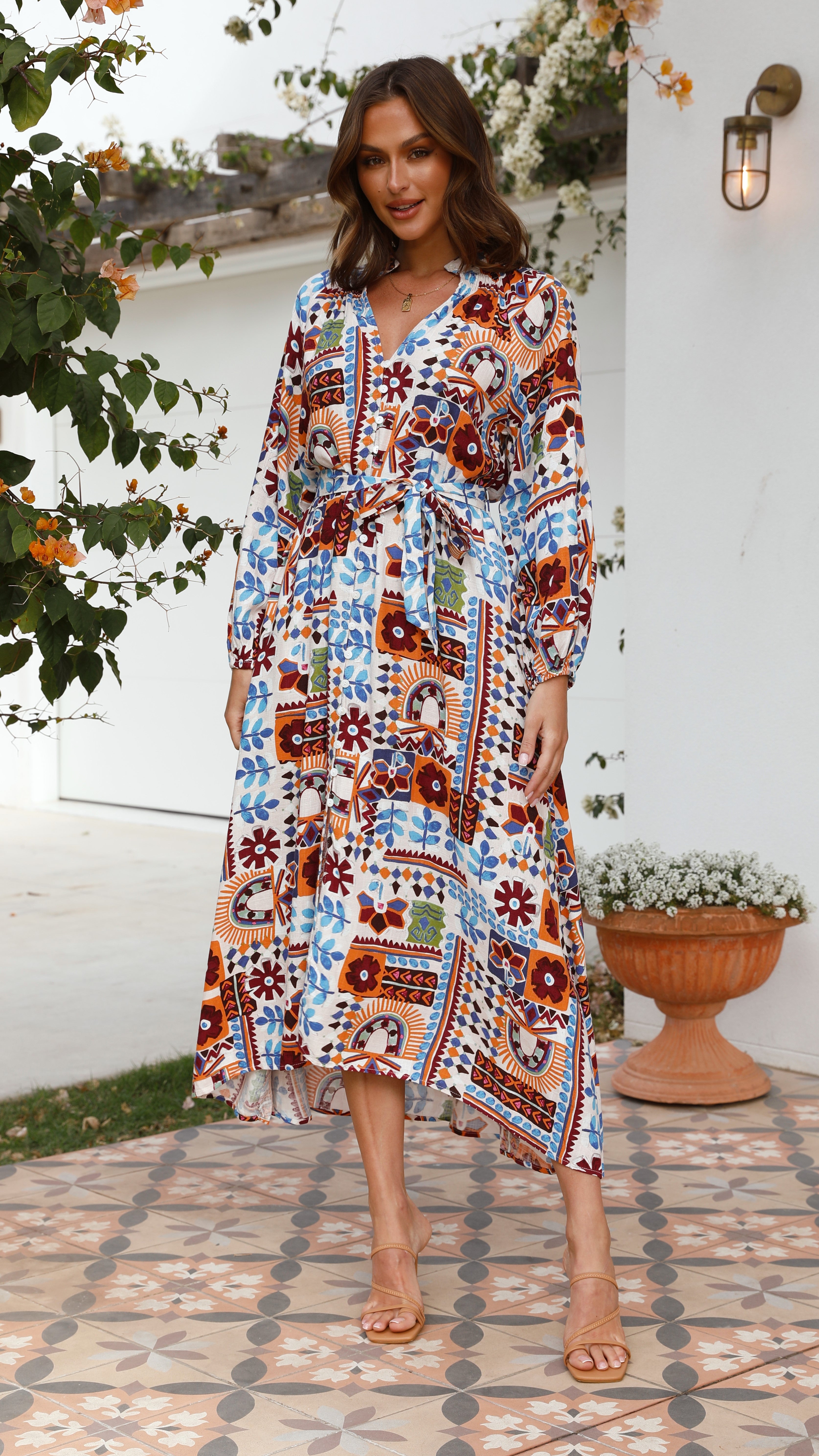 Vanessa Maxi Dress - Elora Print