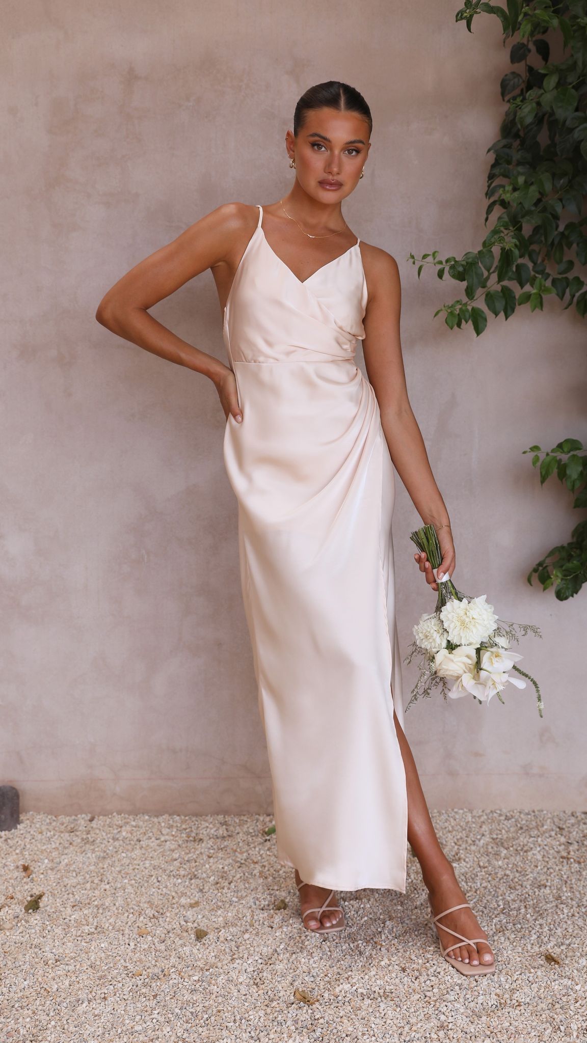 Faith Maxi Dress - Champagne