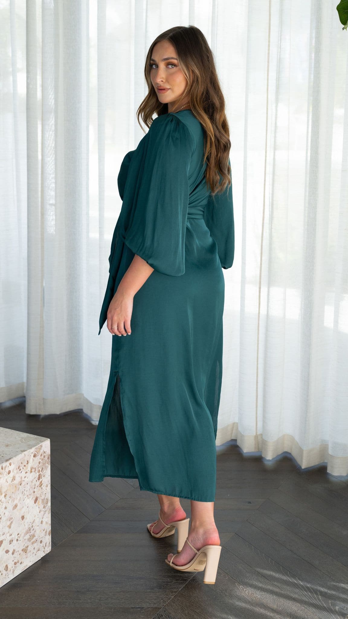 Meilani Midi Dress - Emerald