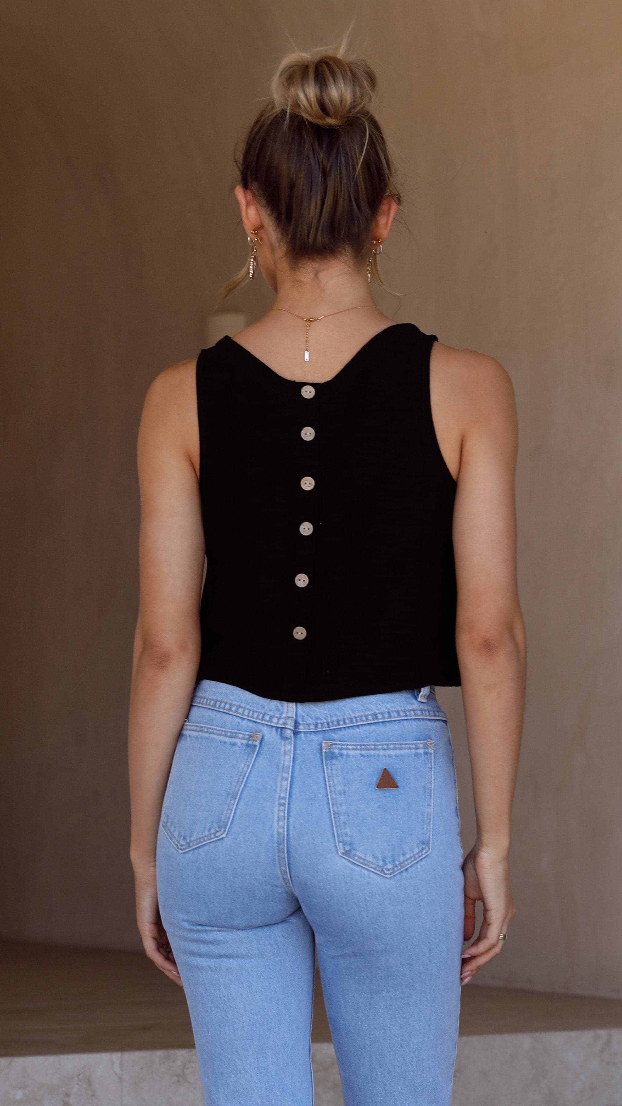 Persephone Crop Top - Black
