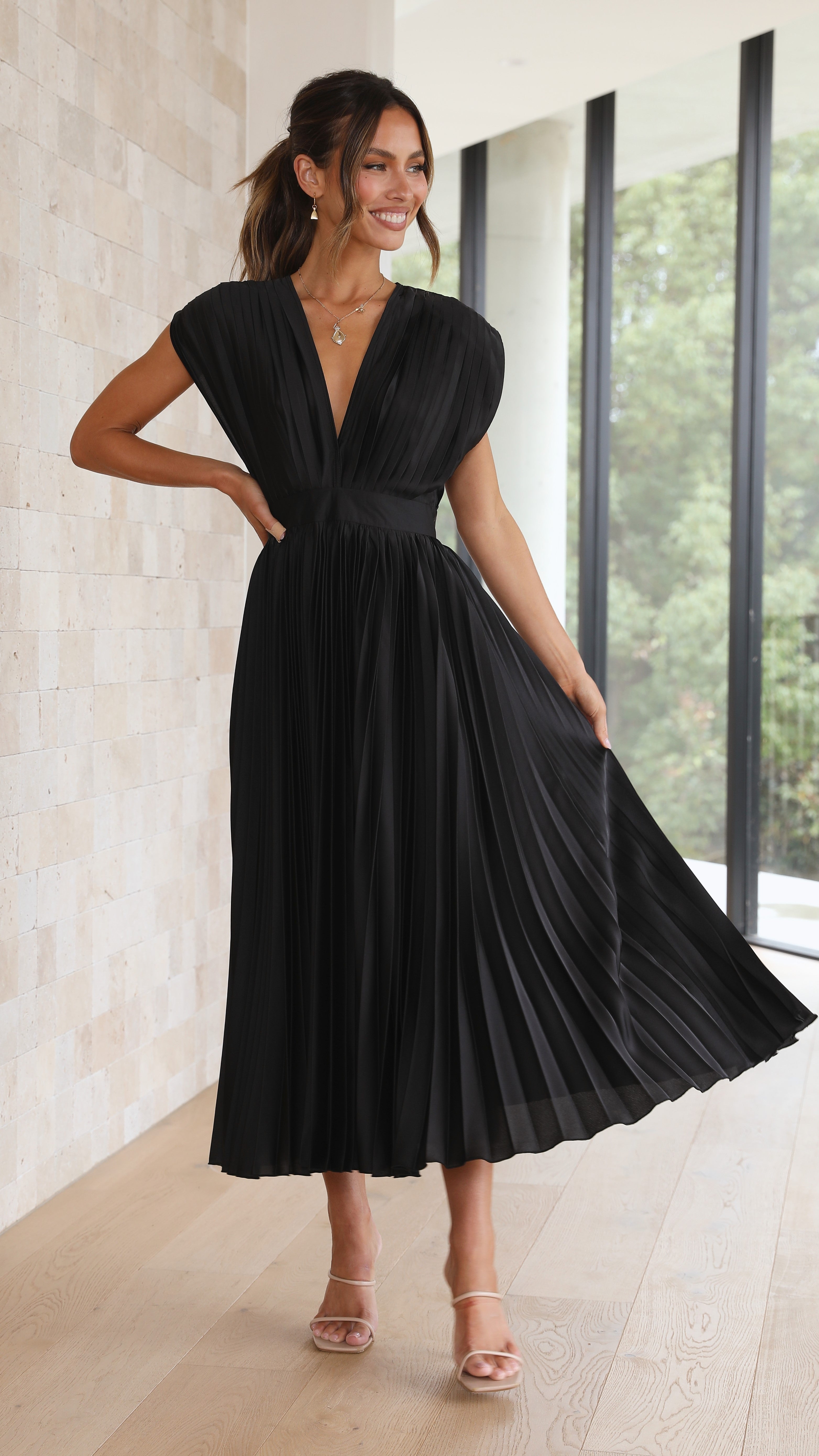 Gina Maxi Dress - Black