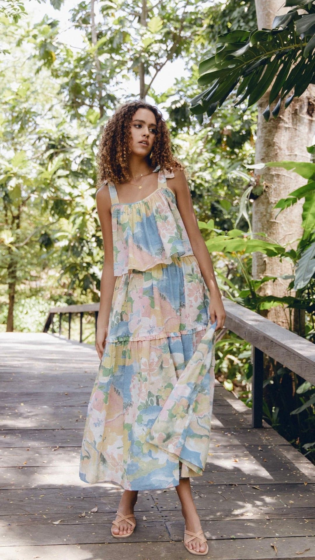 Cordelia Maxi Skirt - Kailani Print