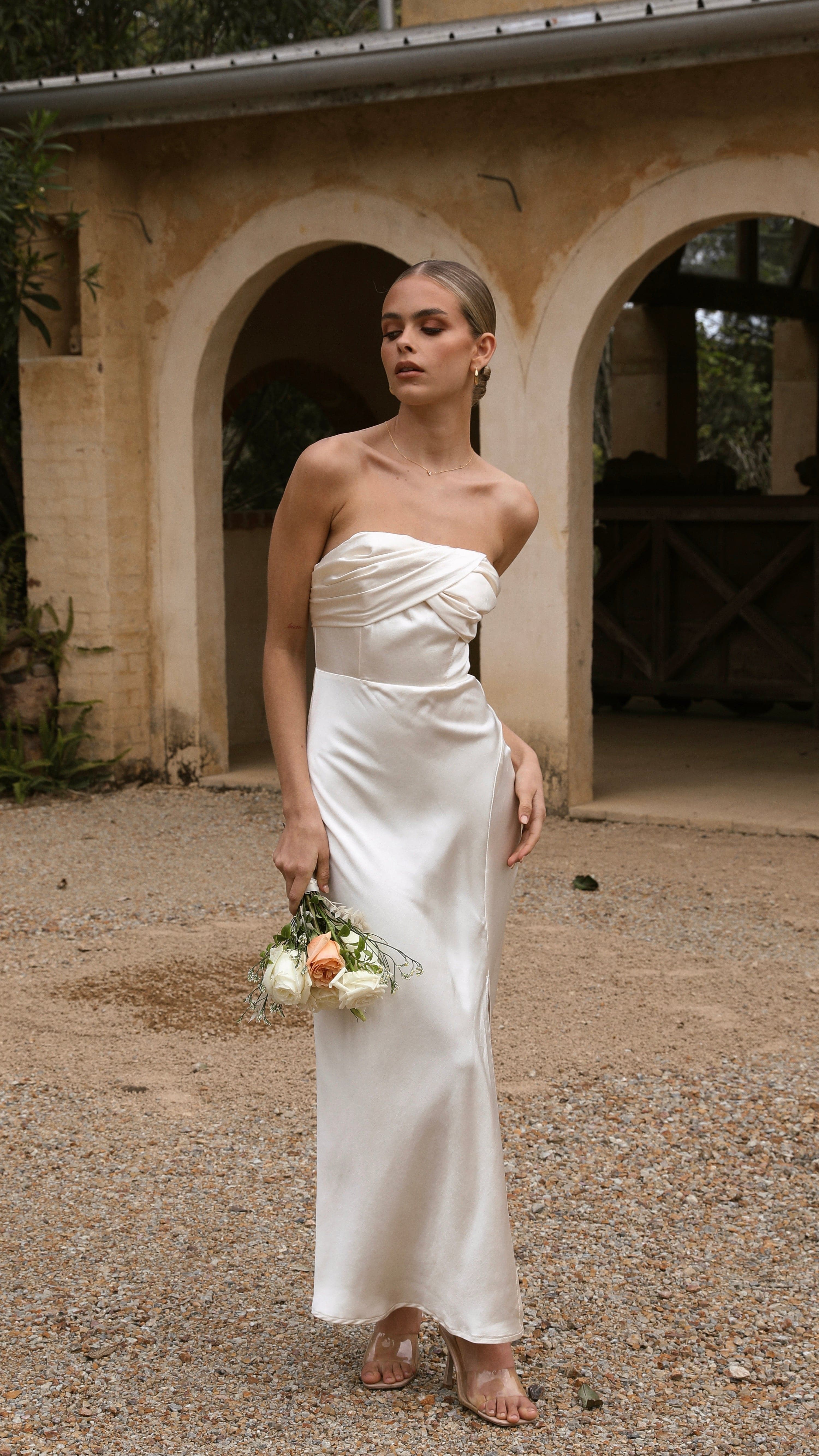 Shona Maxi Dress - Oyster