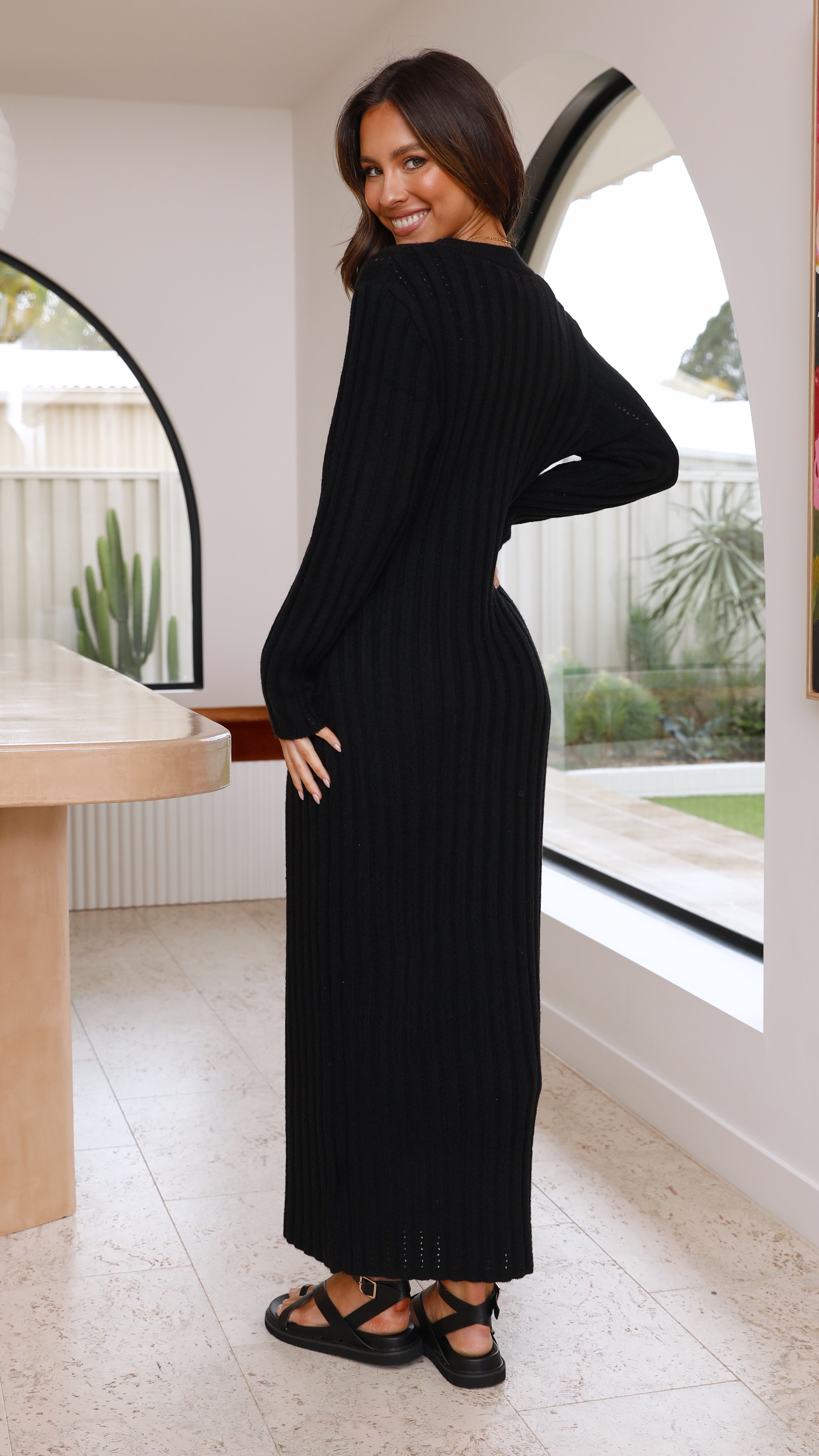 Ardie Maxi Dress - Black