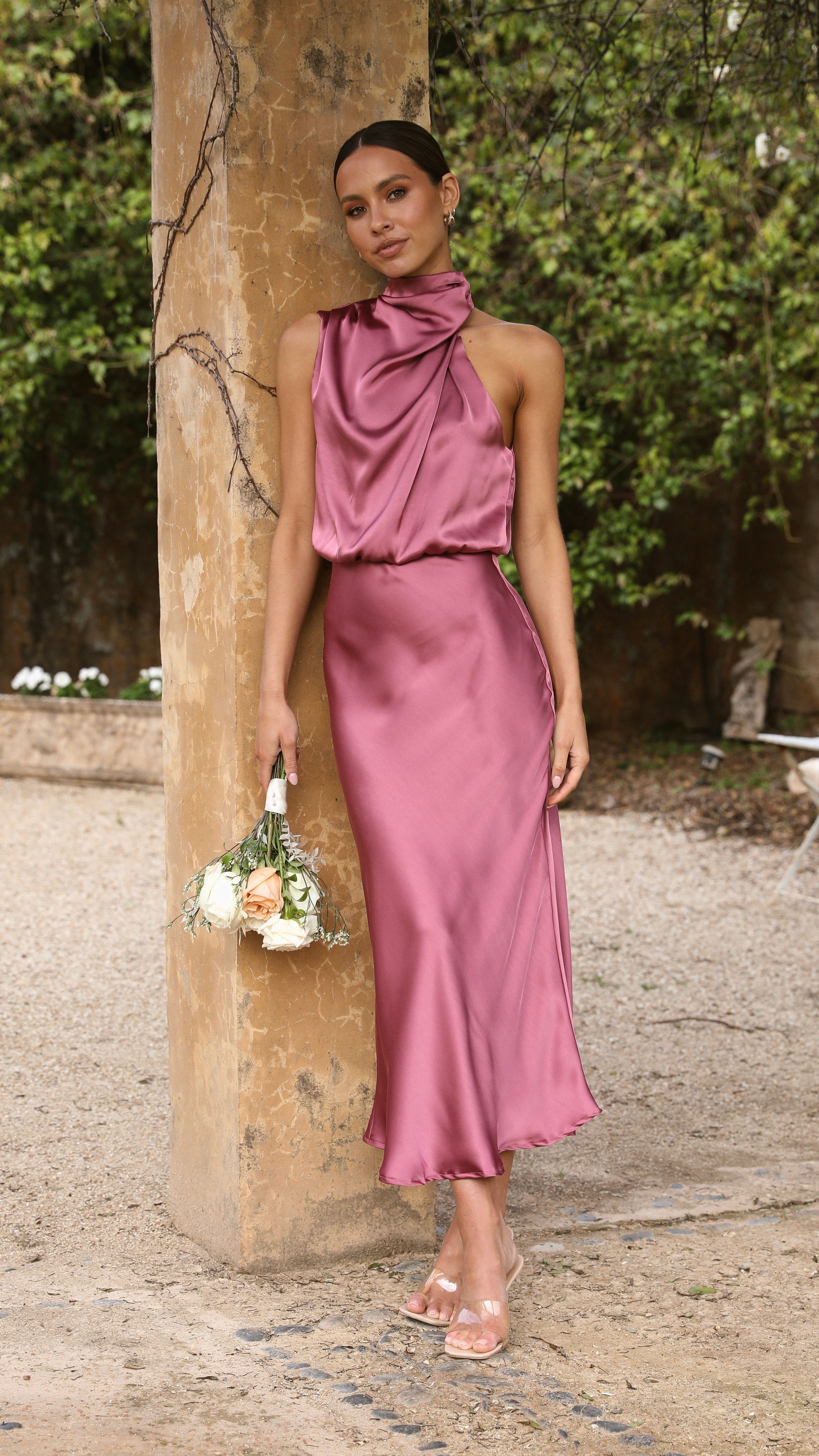Esther Maxi Dress - Plum