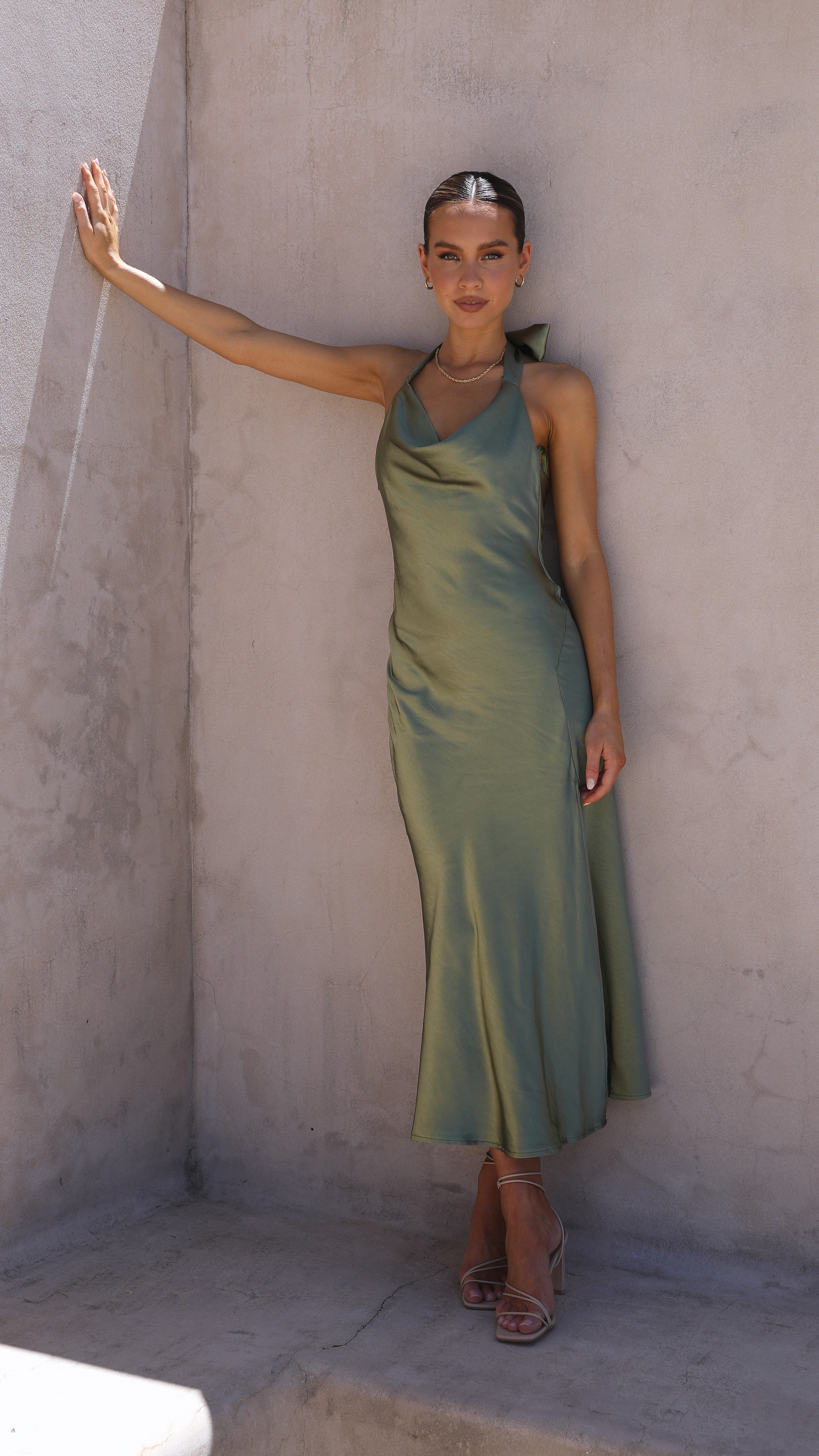 Sian Maxi Dress - Olive