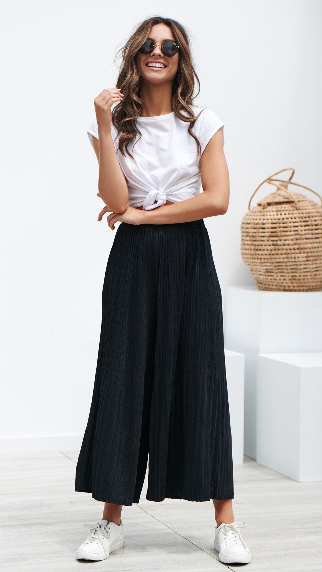 Loyal Heart Culottes - Black