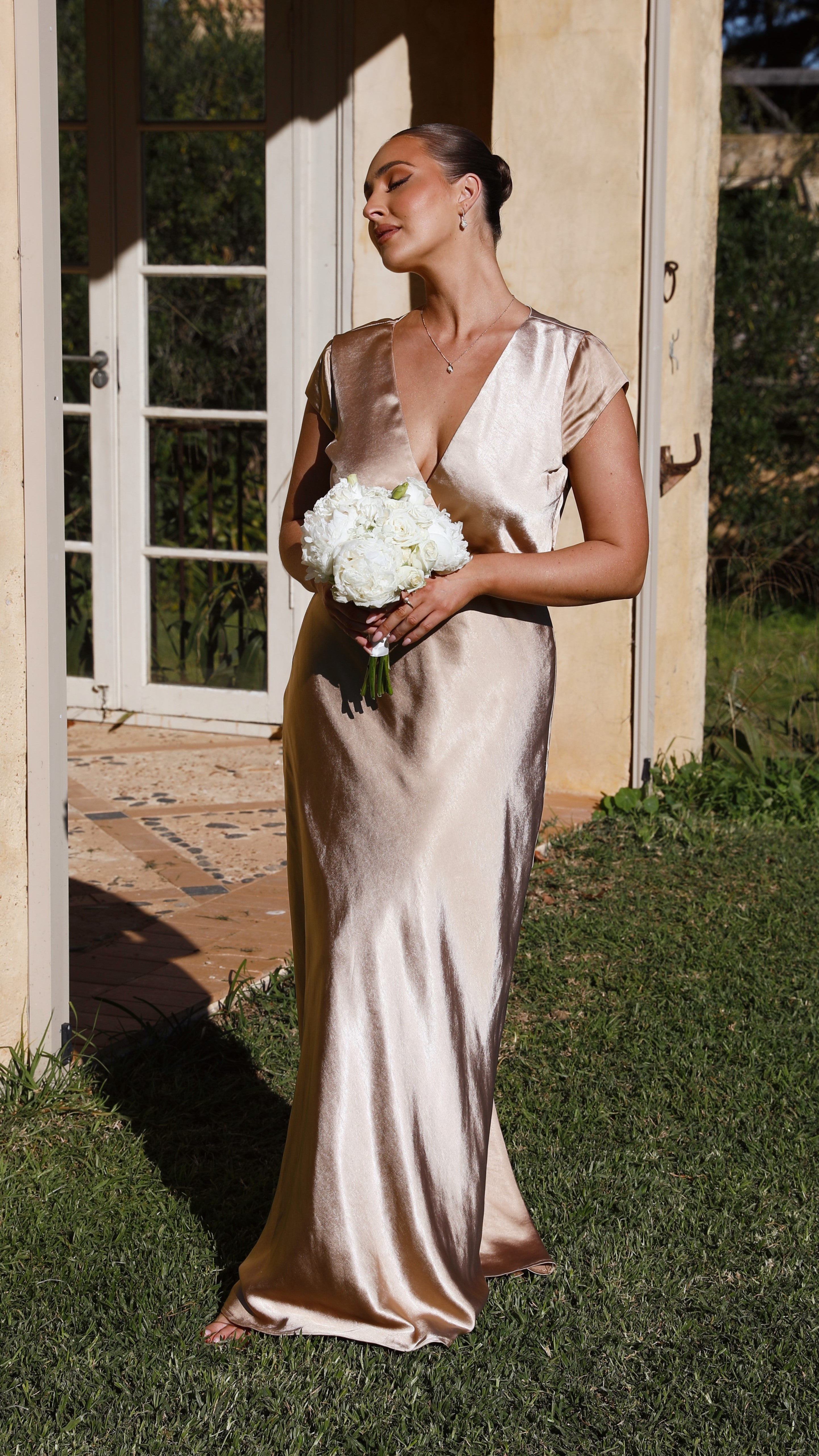 Selma Maxi Dress - Gold