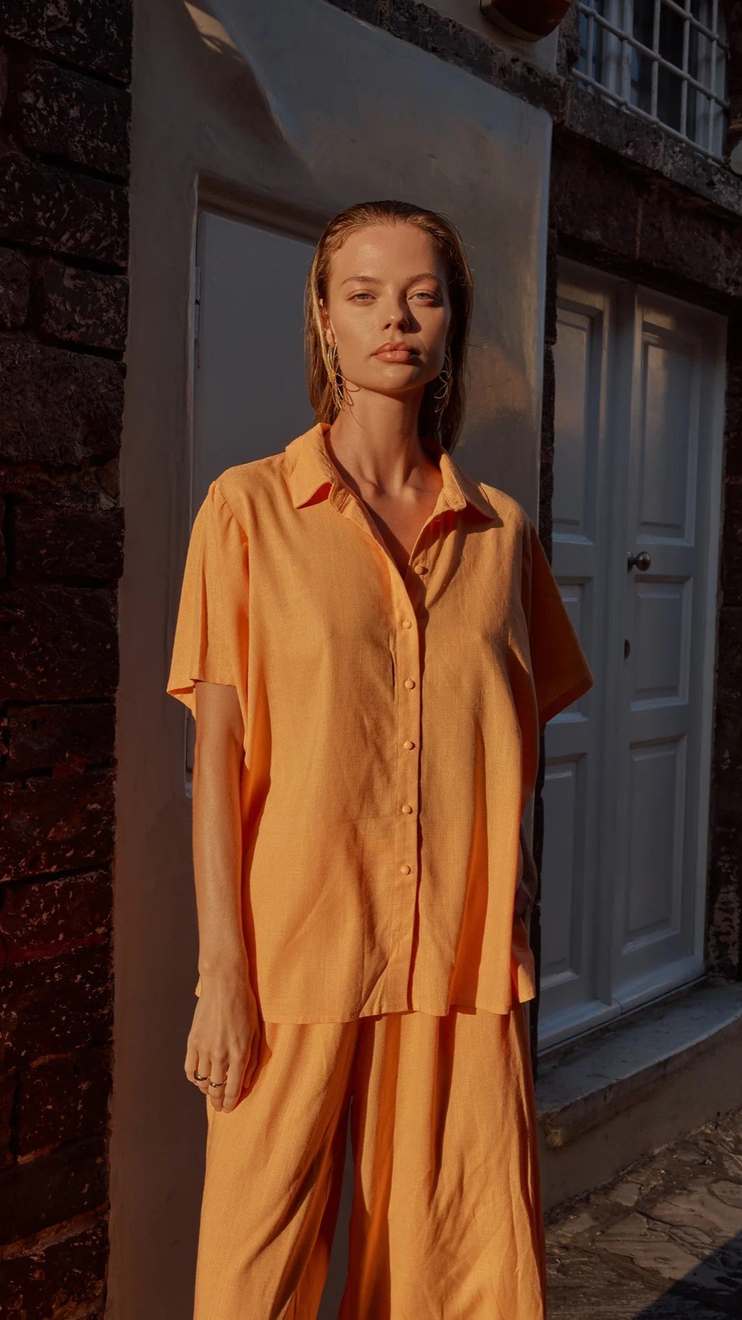 Natalie Pants - Sunset Orange