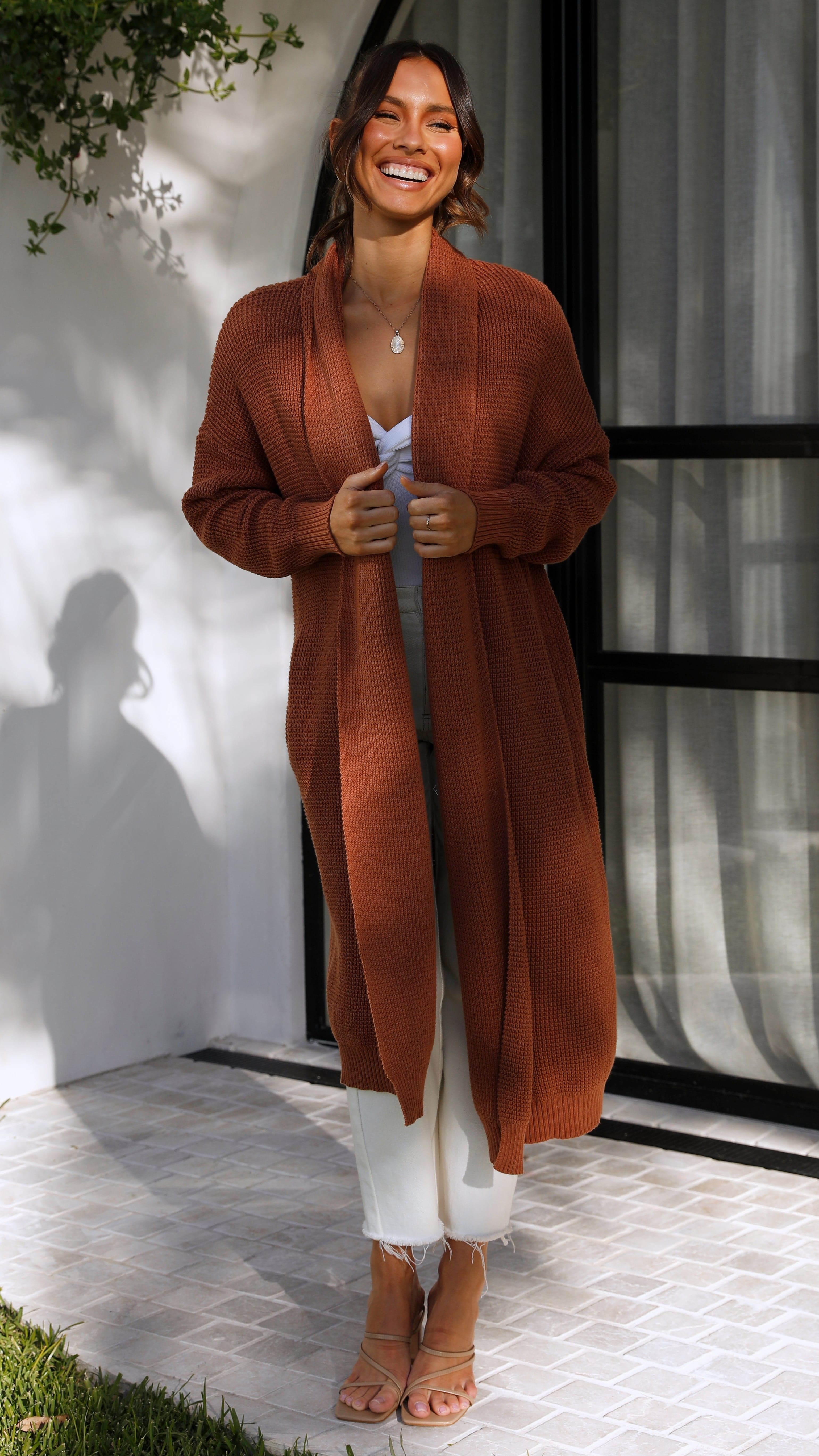 Hannah Cardigan - Rust